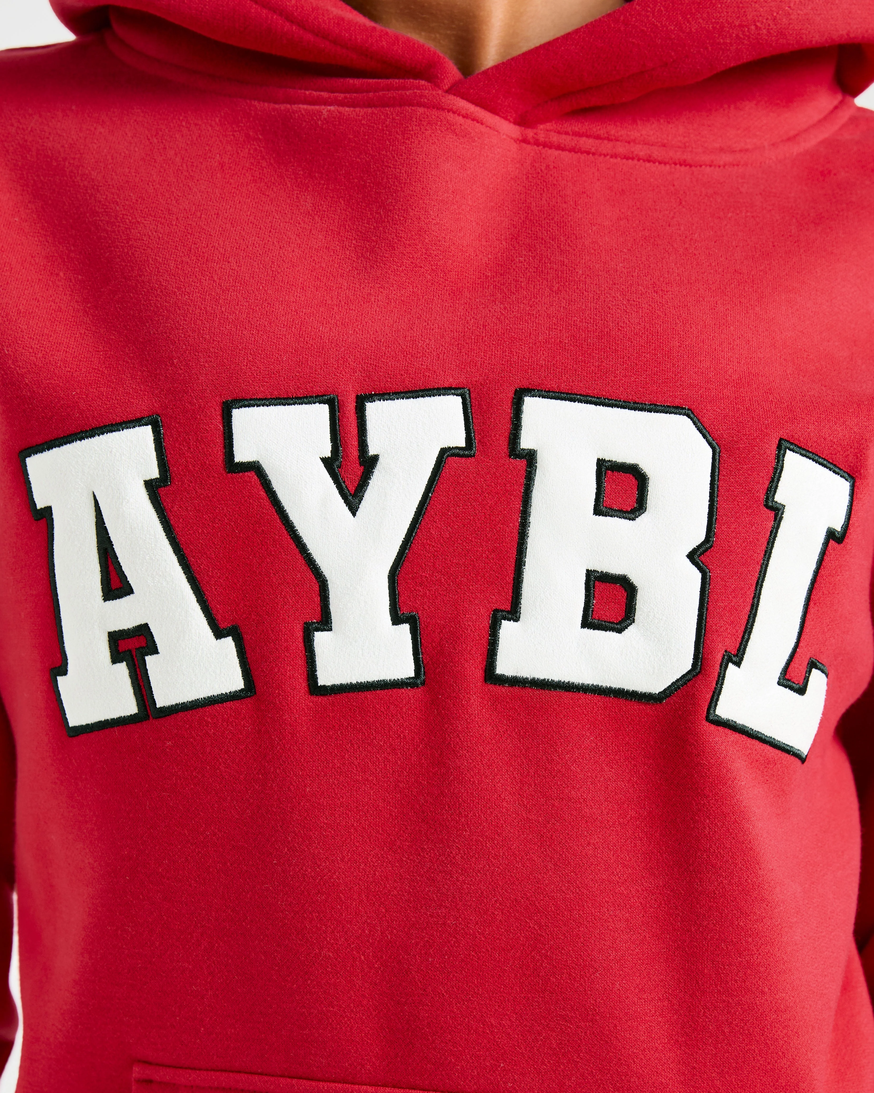 Varsity 2.0 Oversized Hoodie - Rouge - Image 5