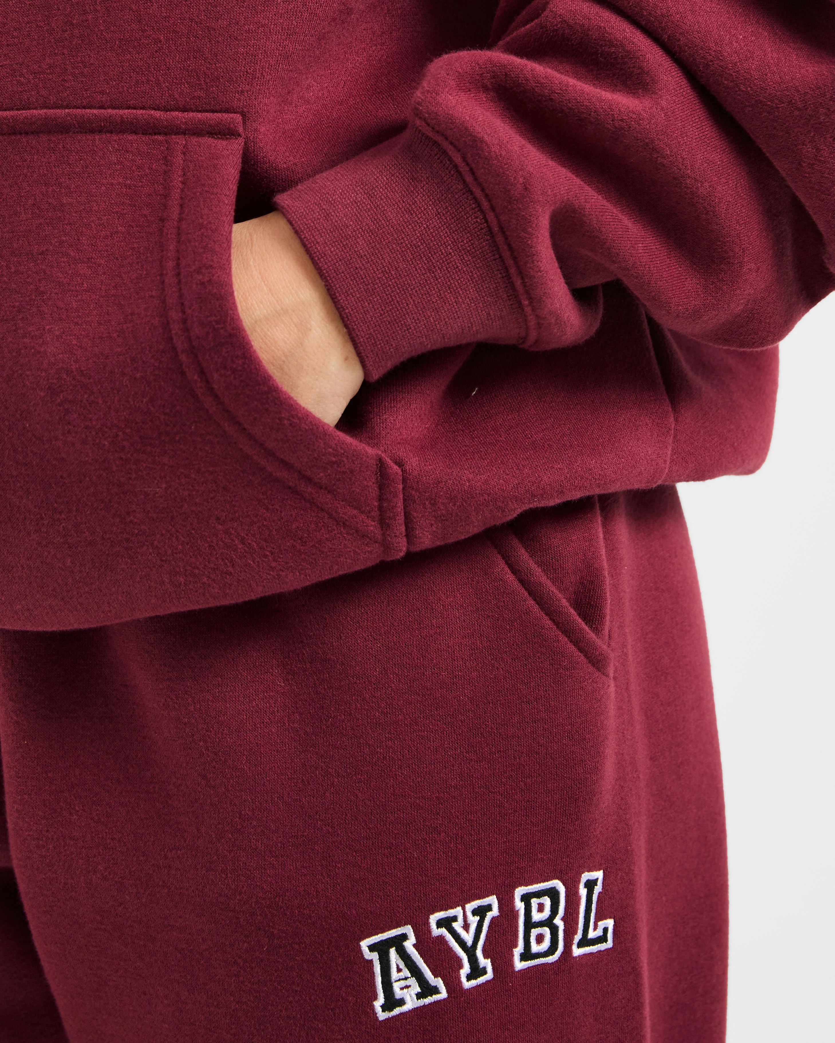 Varsity 2.0 Oversized Hoodie - Rouge Wine - Image 6