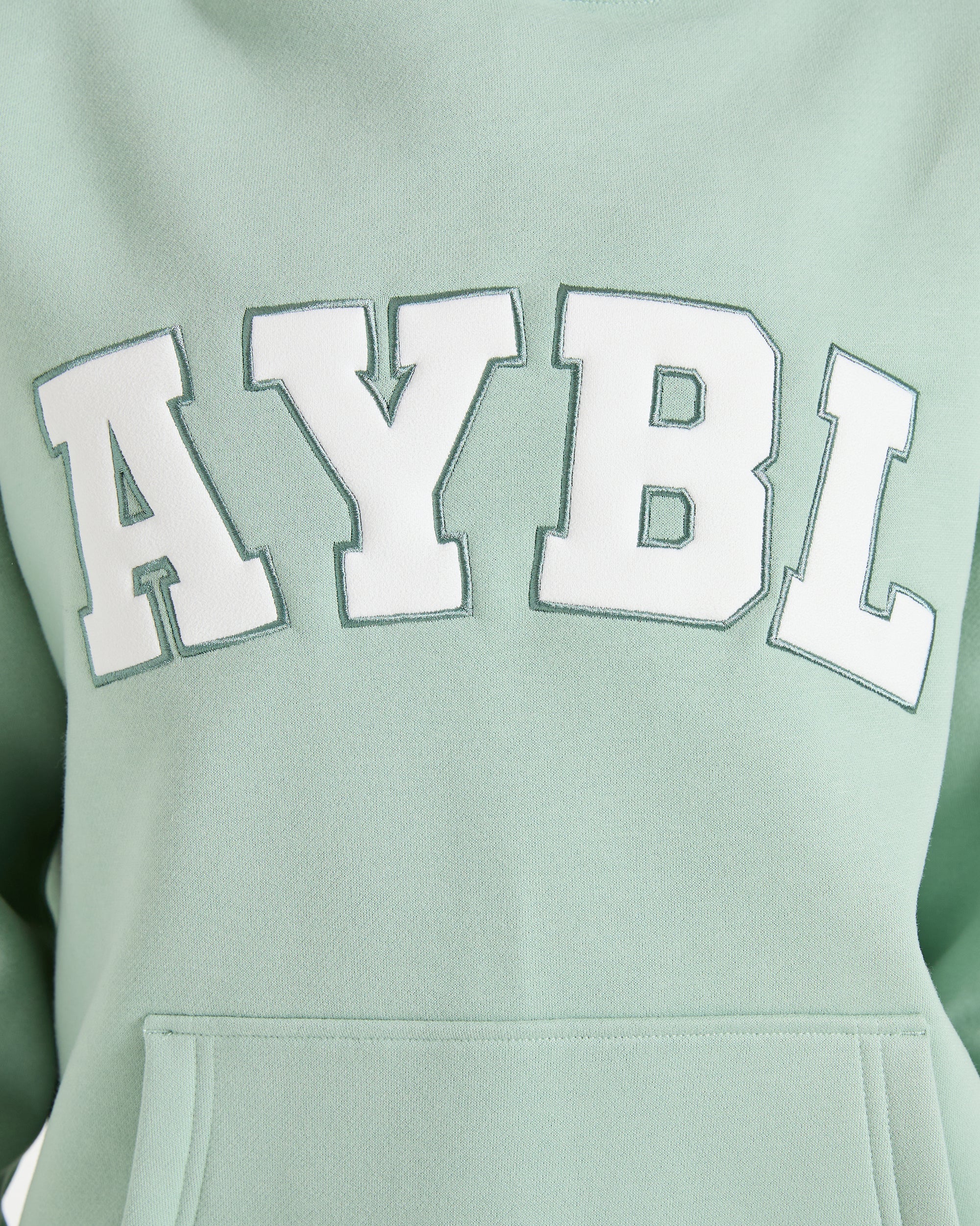Varsity 2.0 Oversized Hoodie - Sage Vert - Image 5