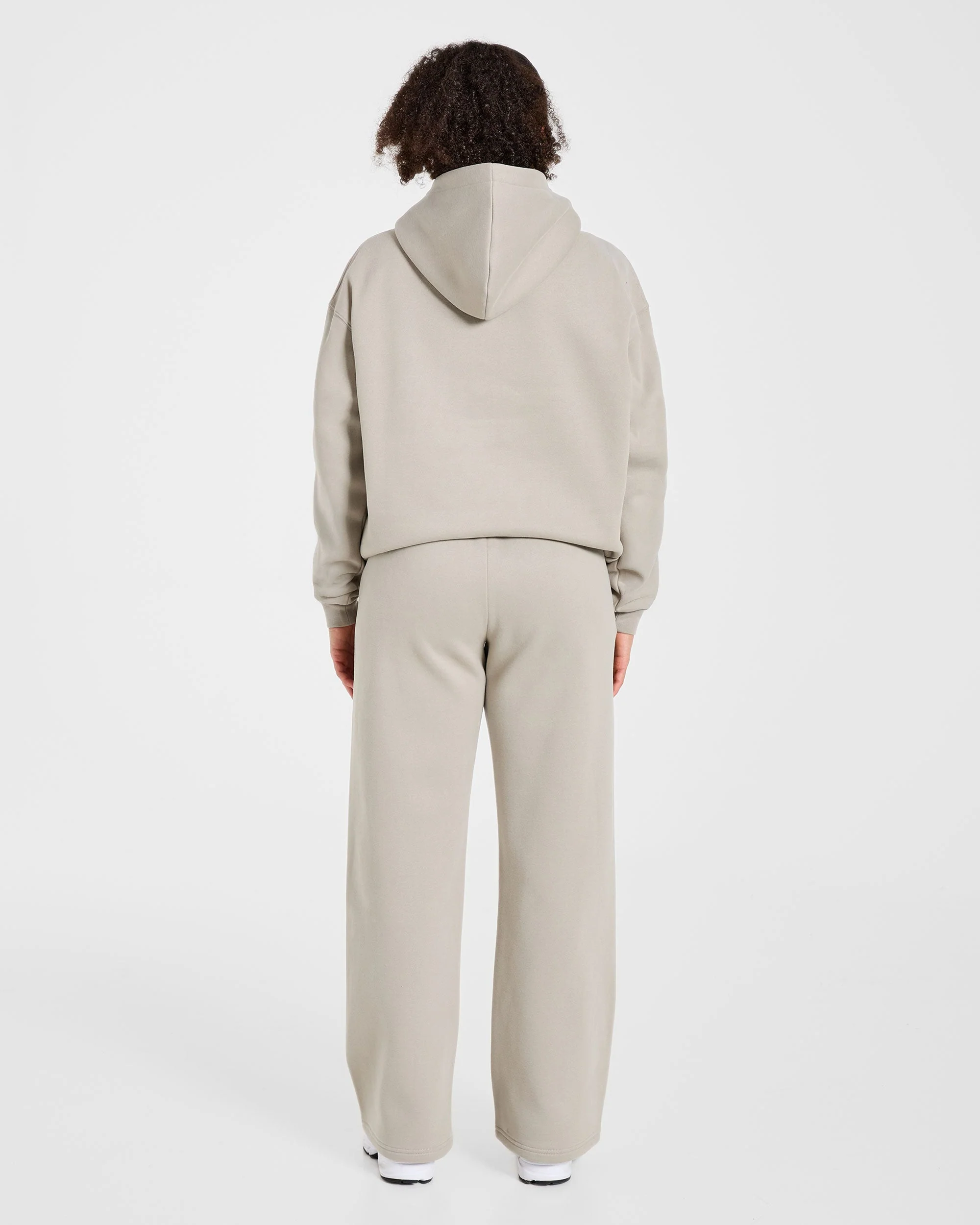 Varsity 2.0 Oversized Hoodie - Taupe - Image 4