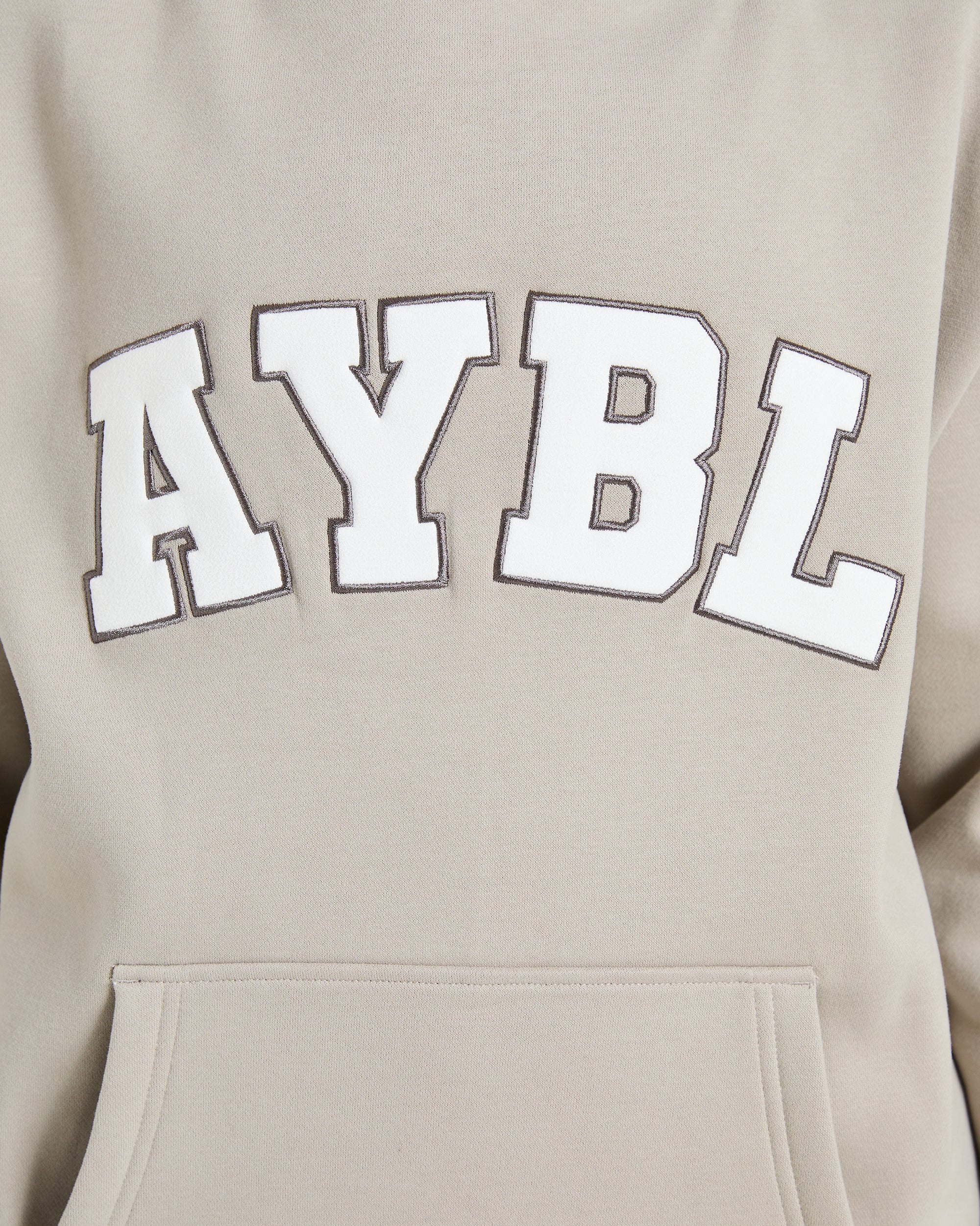 Varsity 2.0 Oversized Hoodie - Taupe - Image 5