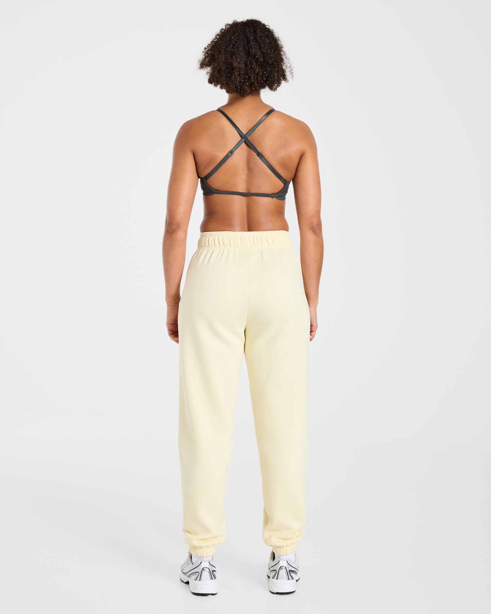 Varsity 2.0 Oversized Joggers - Butter Jaune - Image 4