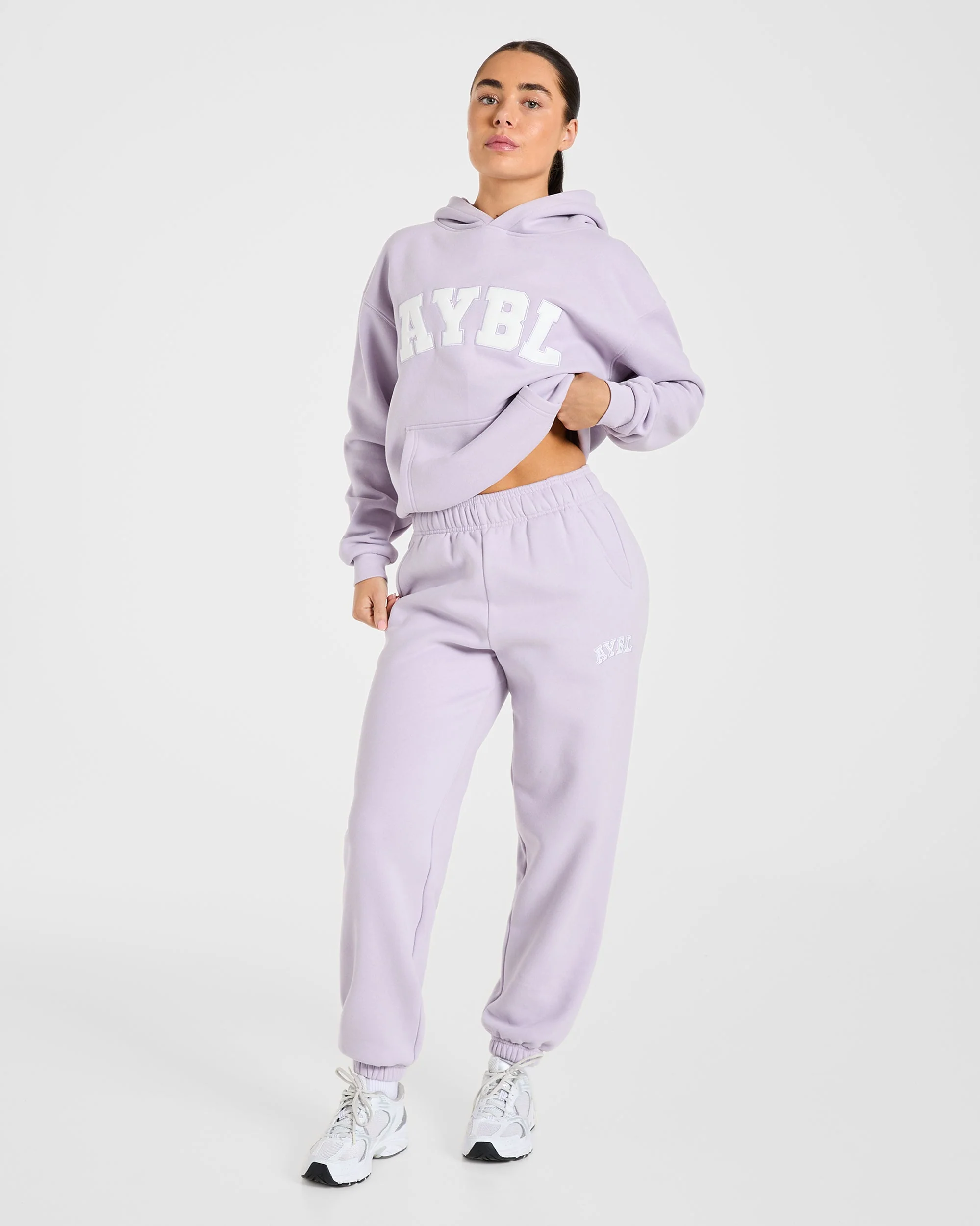 Varsity 2.0 Oversized Joggers - Lilac - Image 7