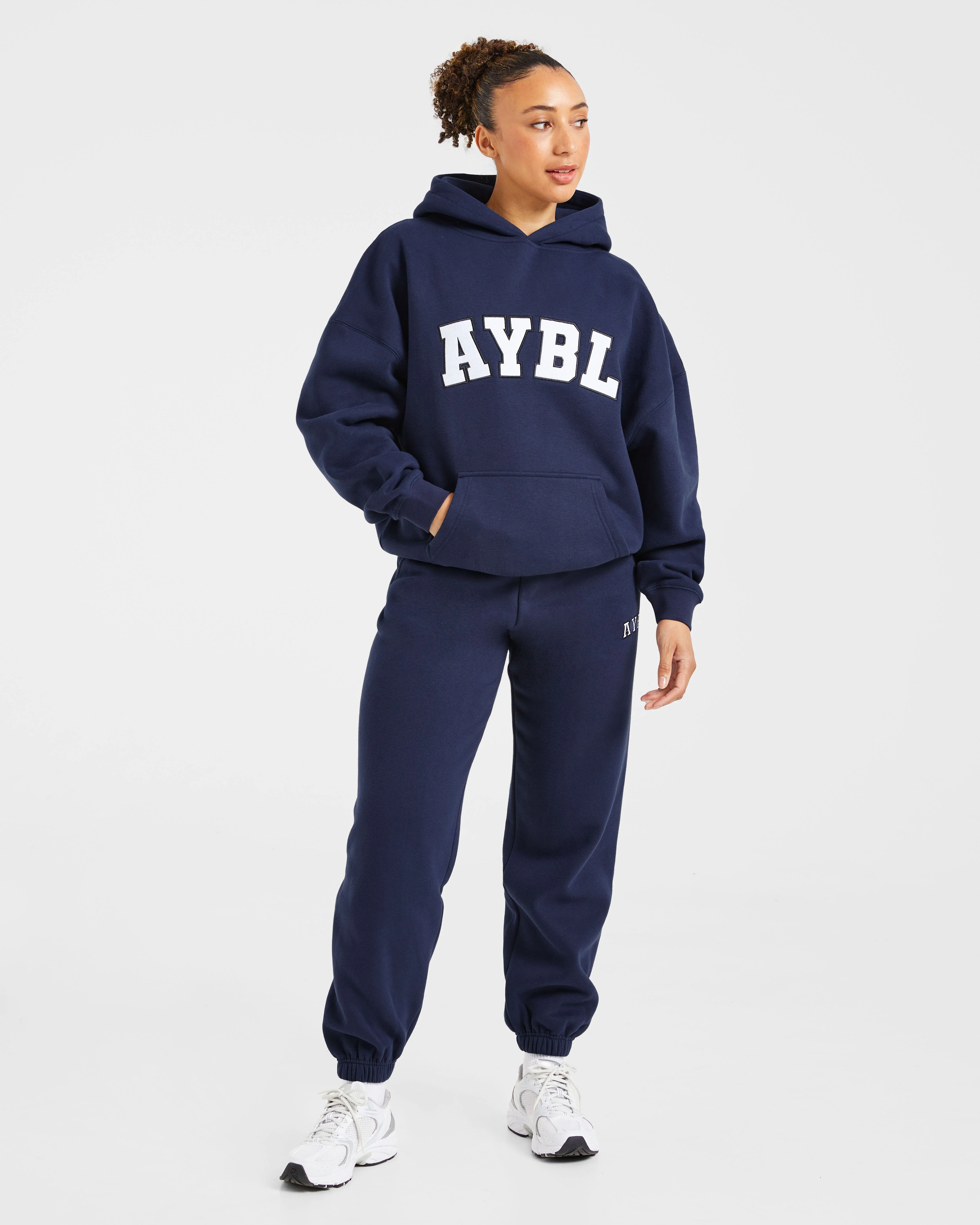Varsity 2.0 Oversized Joggers - Navy - Image 3