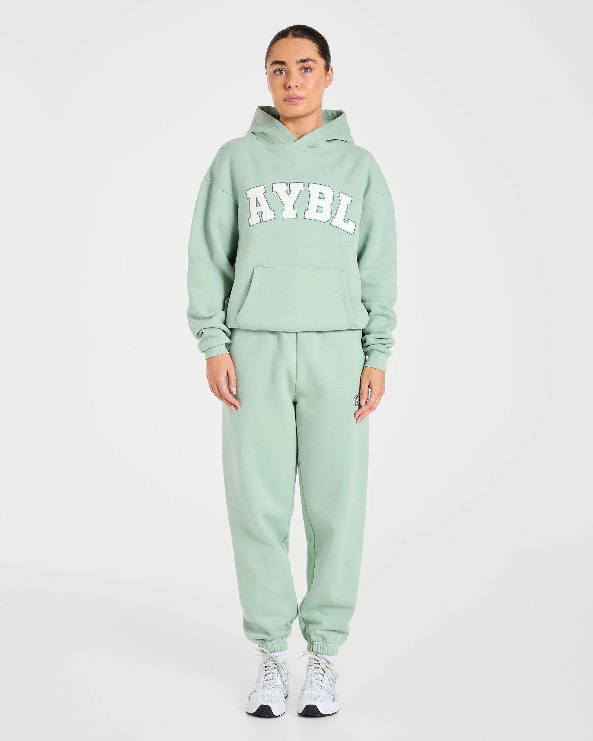 Varsity 2.0 Oversized Joggers - Sage Vert - Image 3