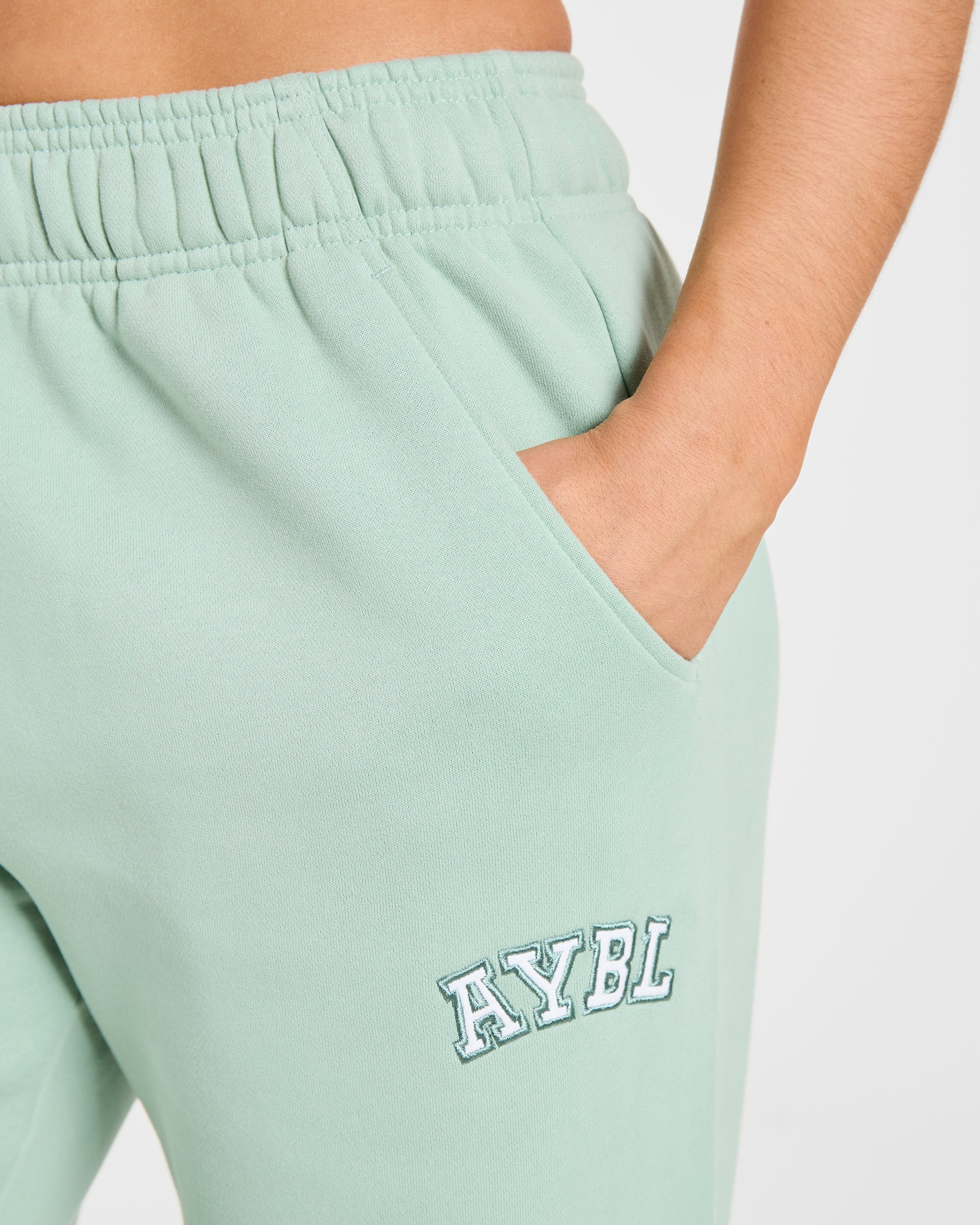 Varsity 2.0 Oversized Joggers - Sage Vert - Image 5