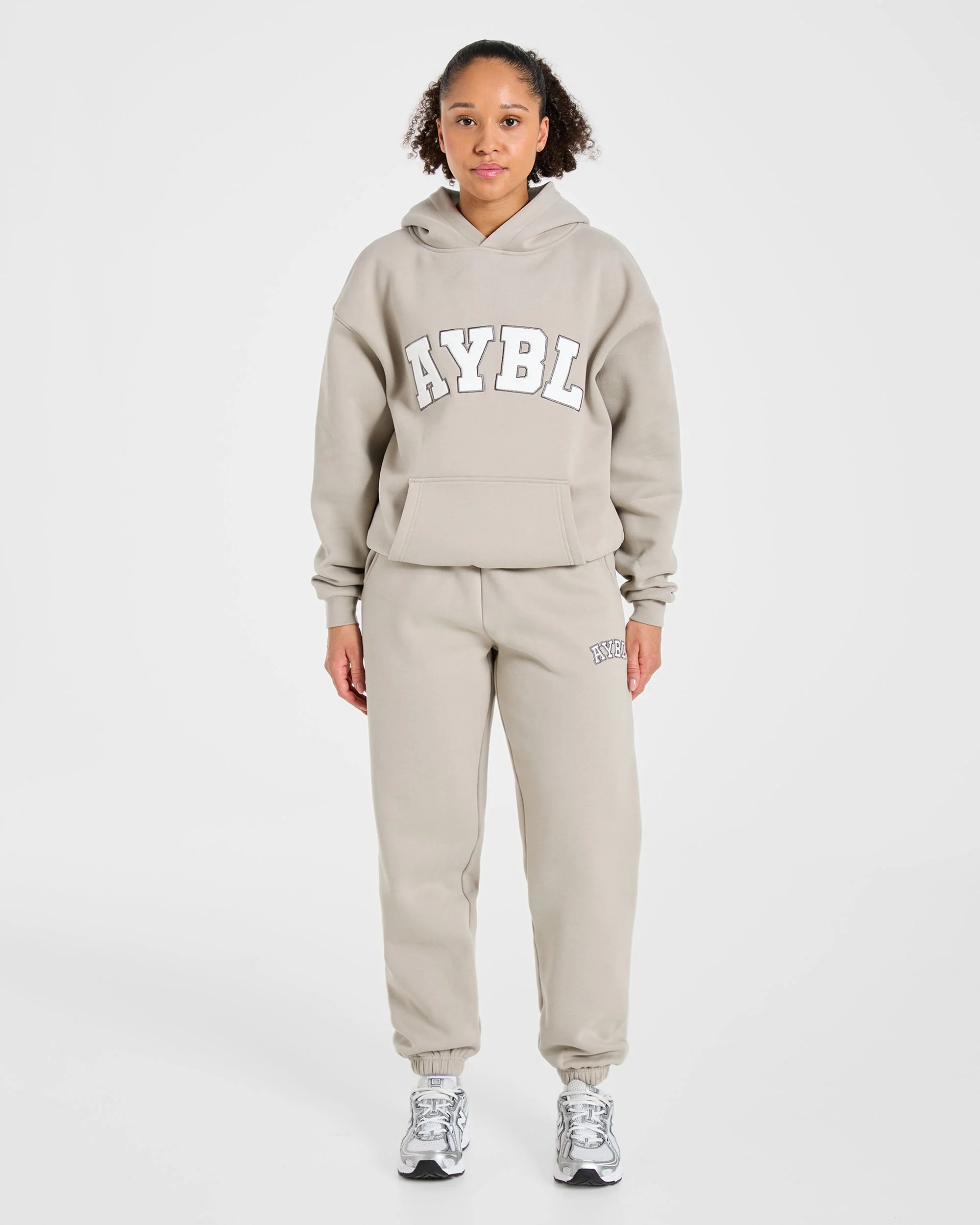Varsity 2.0 Oversized Joggers - Taupe - Image 3