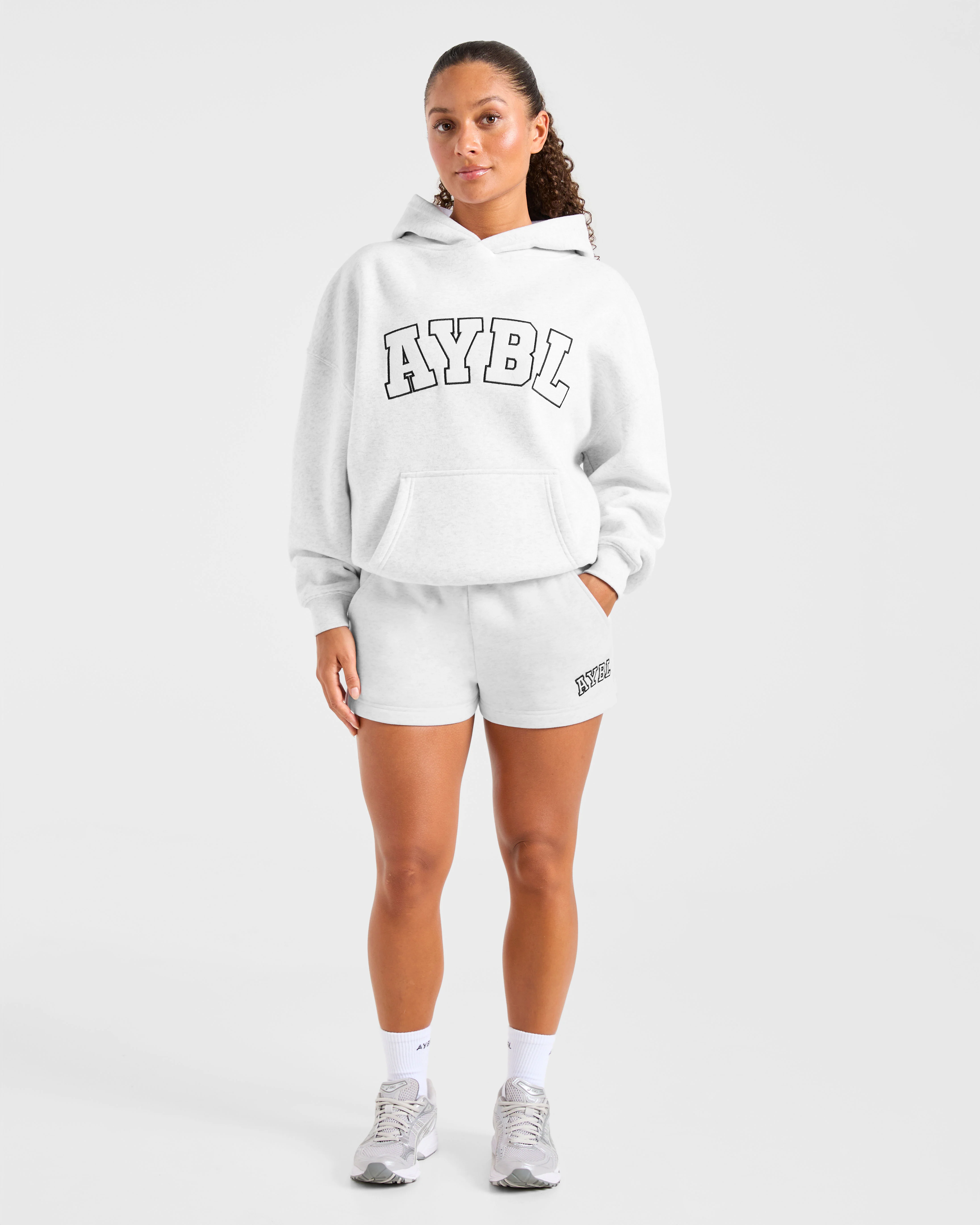 Varsity 2.0 Oversized Shorts - Heather Gris - Image 3