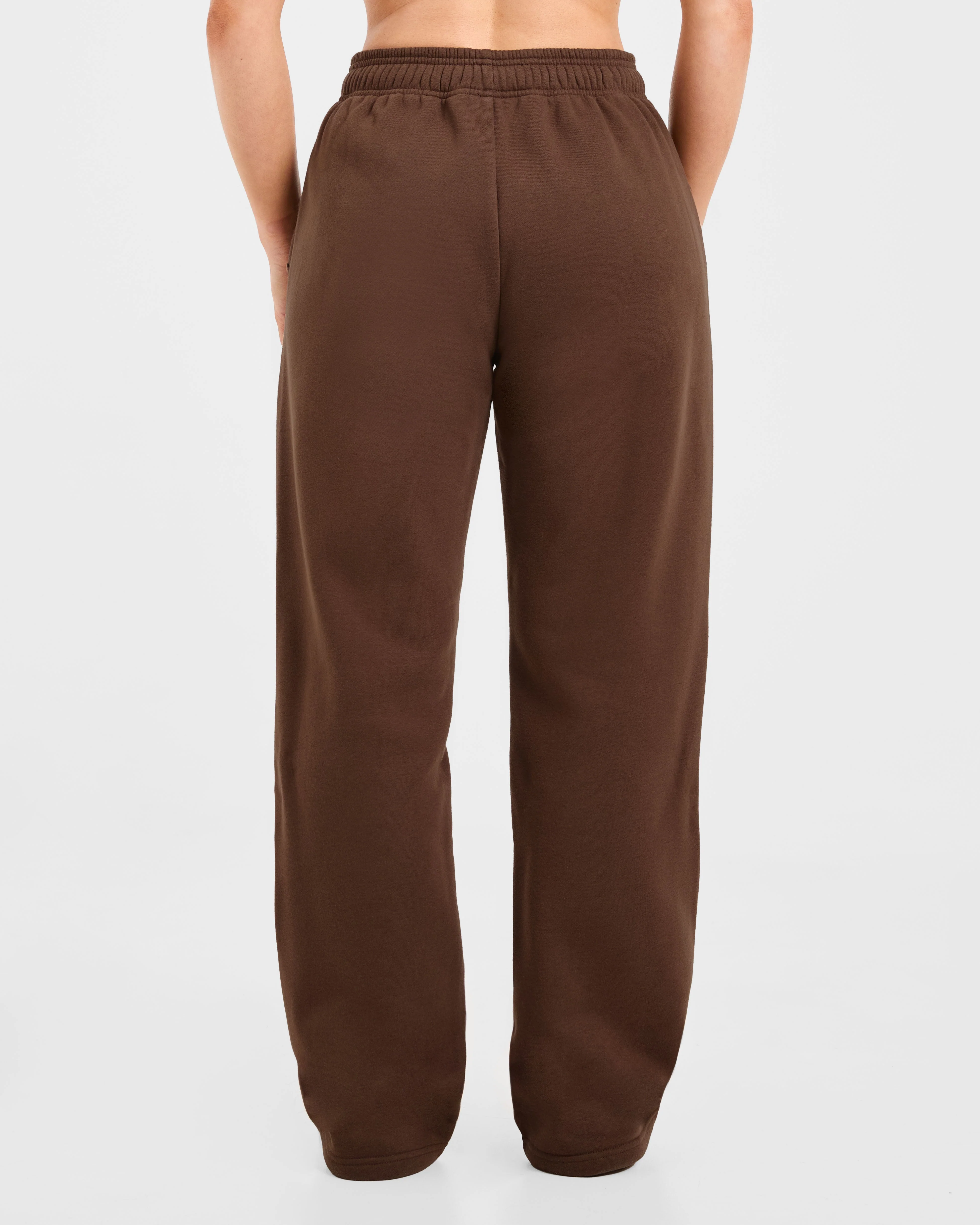 Varsity 2.0 Oversized Straight Leg Joggers - Marron - Image 2