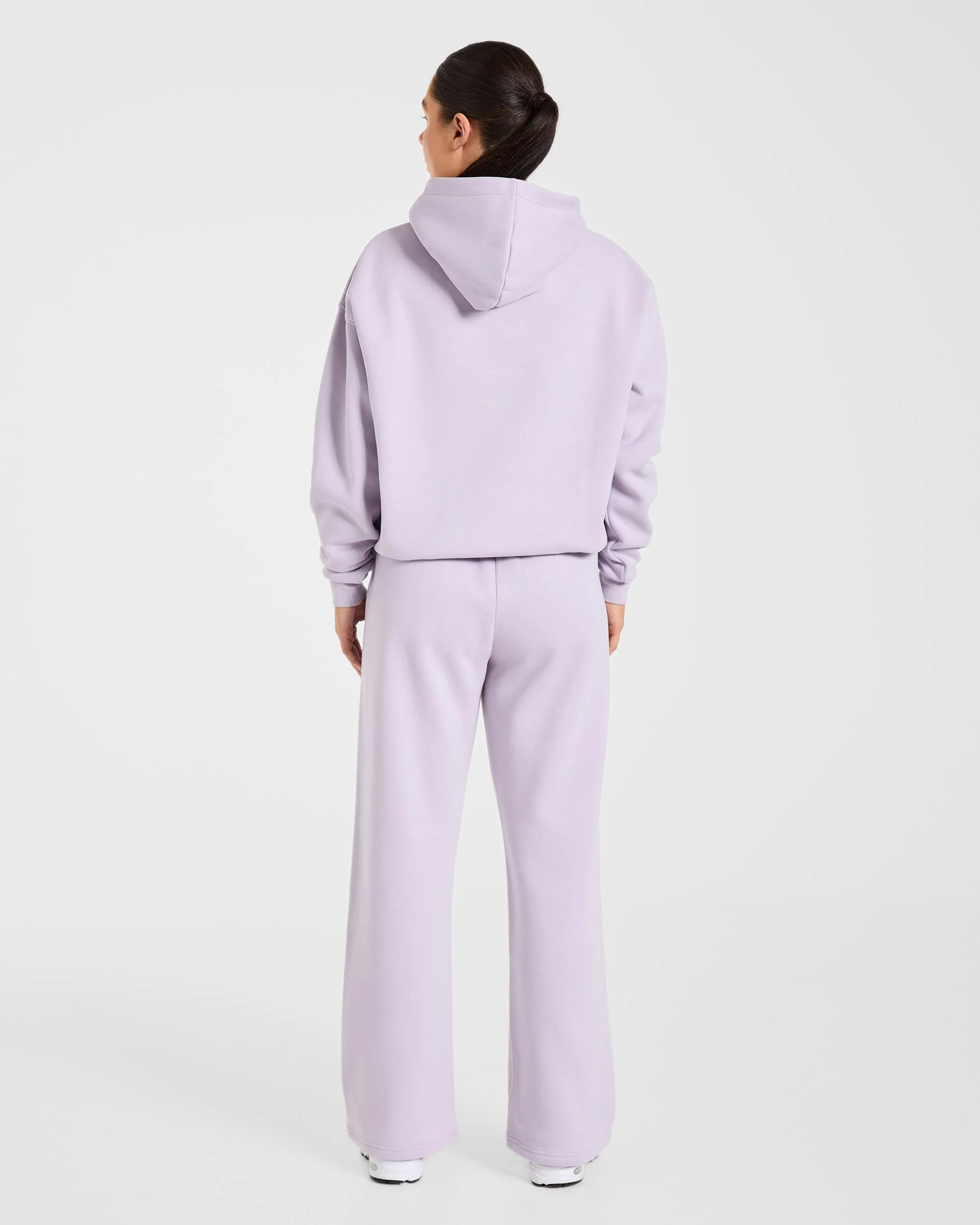 Varsity 2.0 Oversized Straight Leg Joggers - Lilac - Image 4