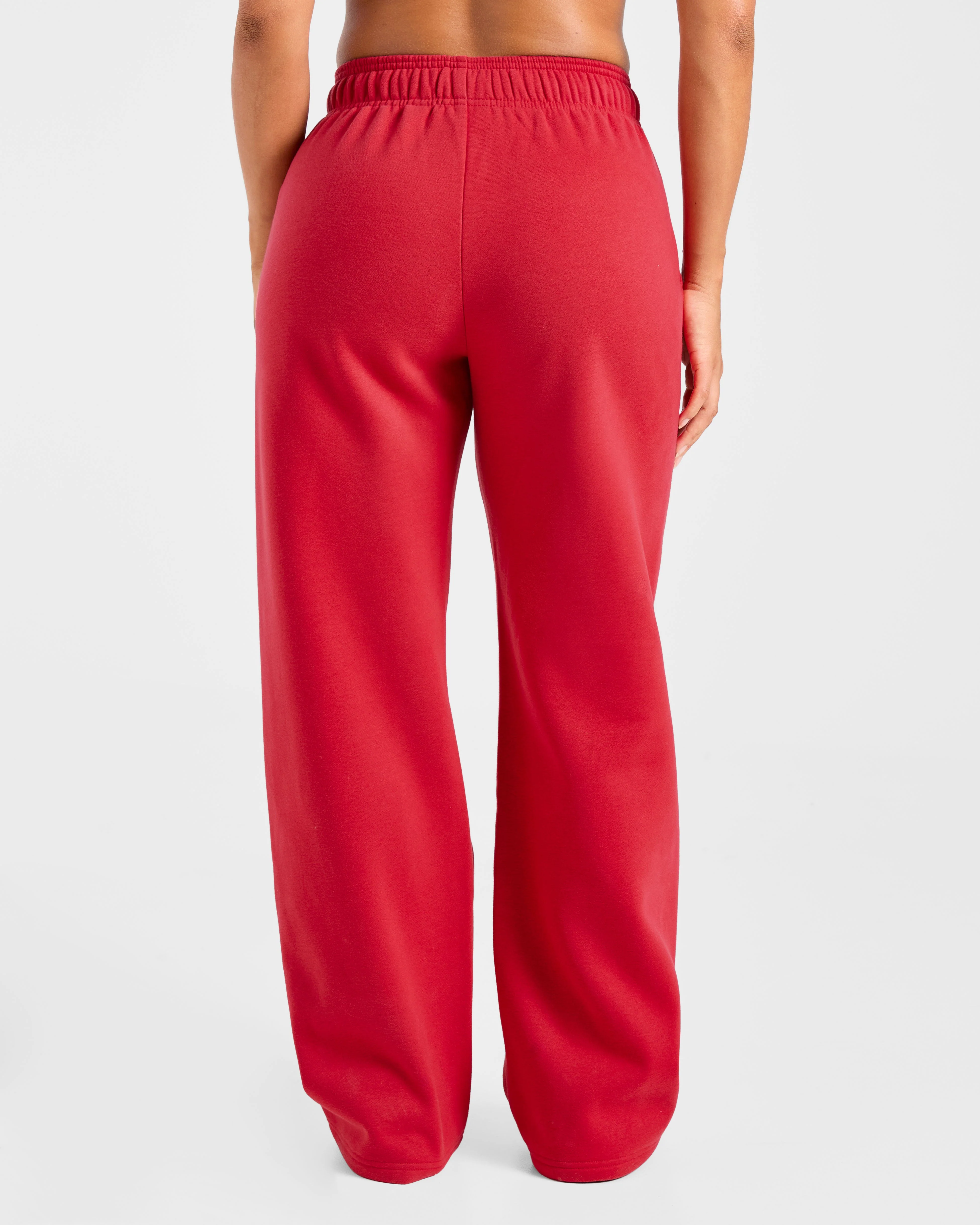 Varsity 2.0 Oversized Straight Leg Joggers - Rouge - Image 2