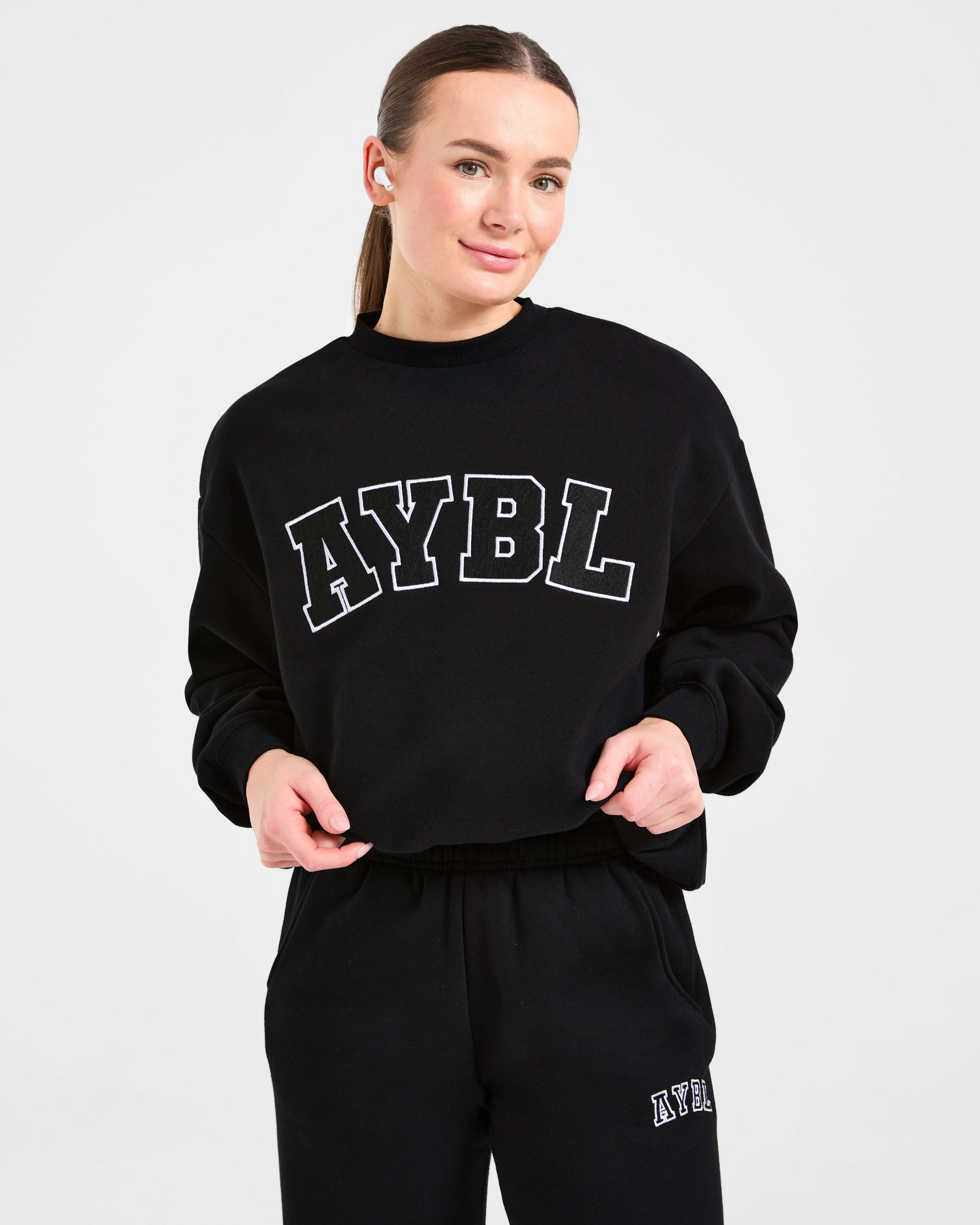 Varsity 2.0 Oversized Sweatshirt - Noir - Image 8
