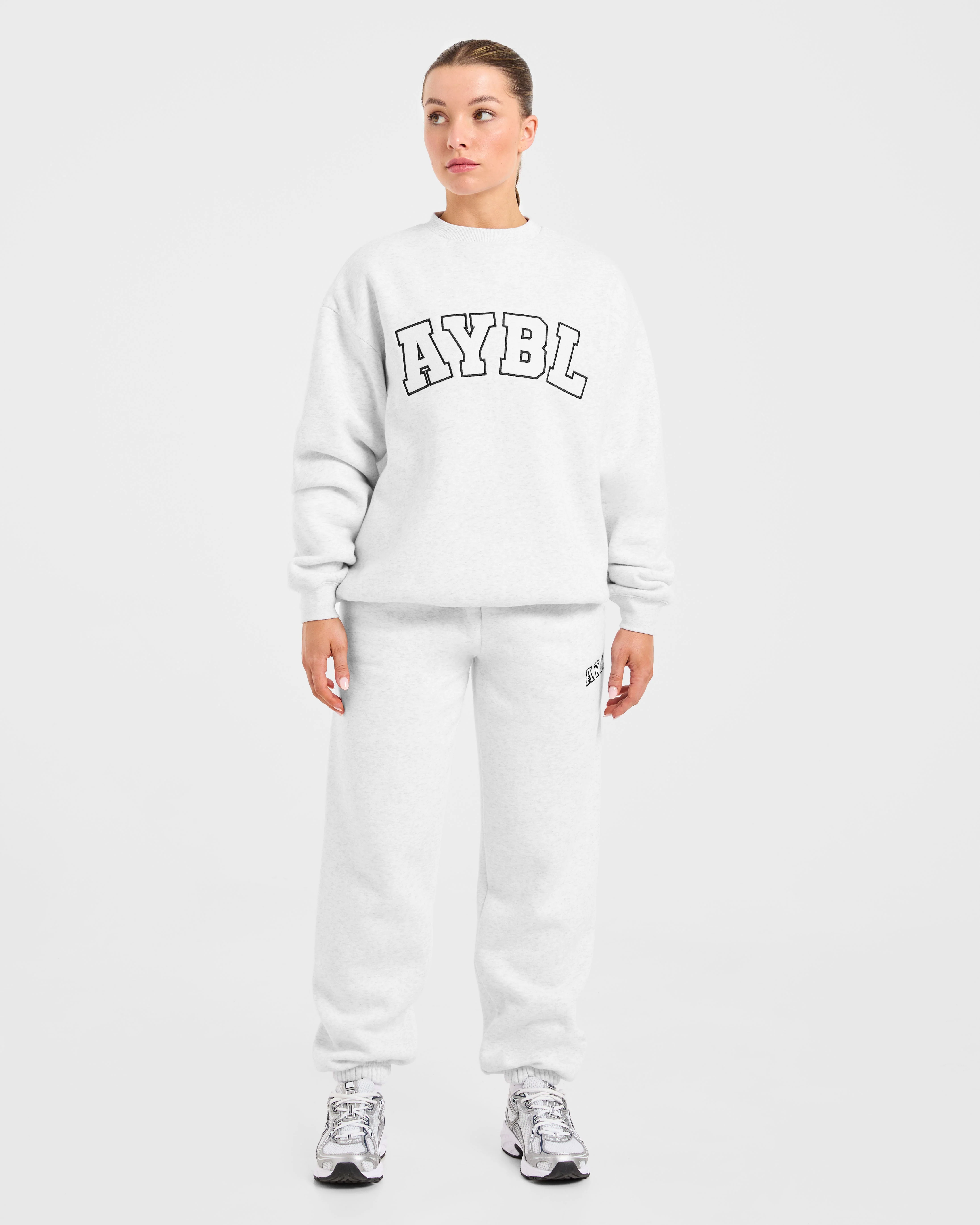Varsity 2.0 Oversized Sweatshirt - Heather Gris - Image 3