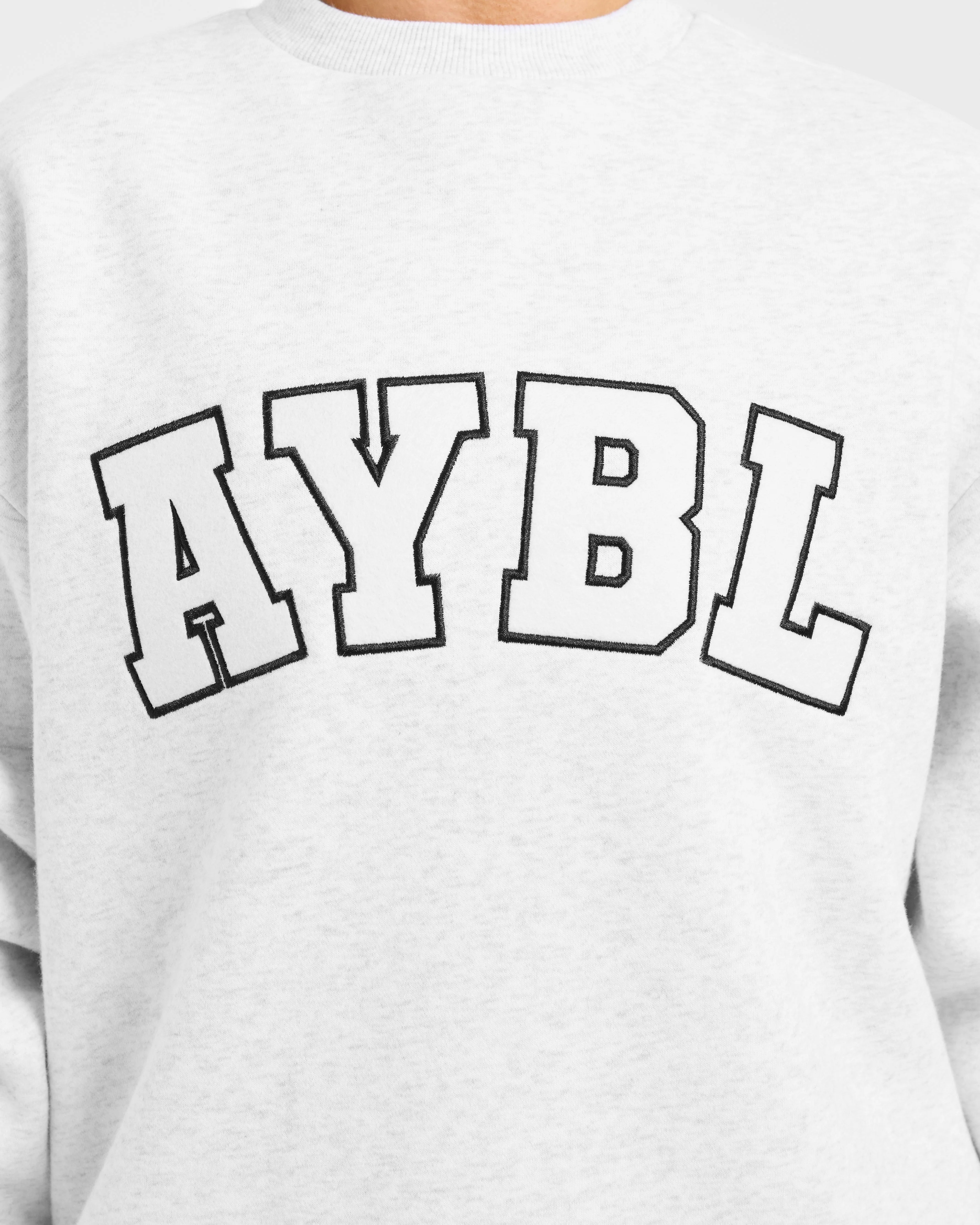 Varsity 2.0 Oversized Sweatshirt - Heather Gris - Image 5