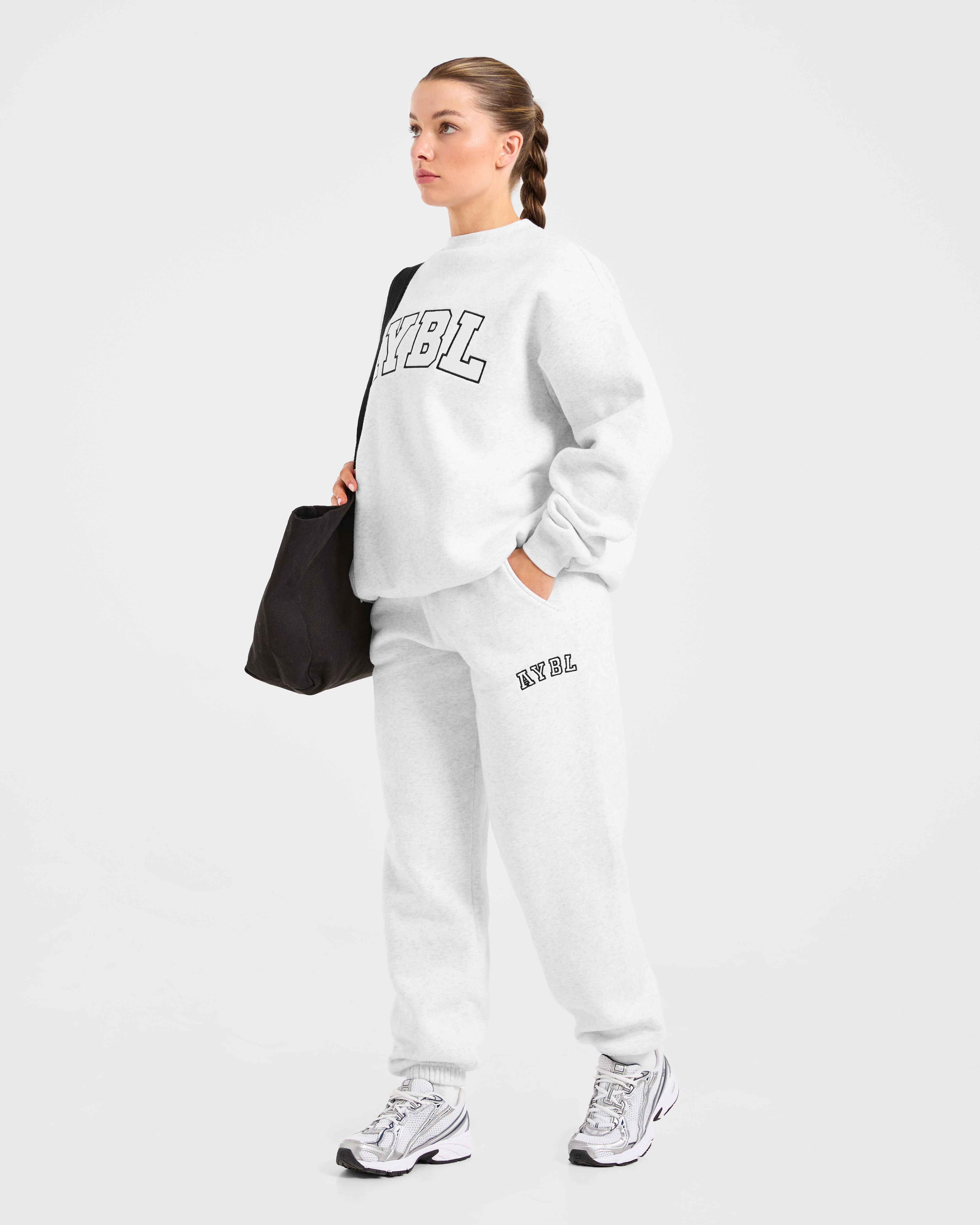 Varsity 2.0 Oversized Sweatshirt - Heather Gris - Image 7