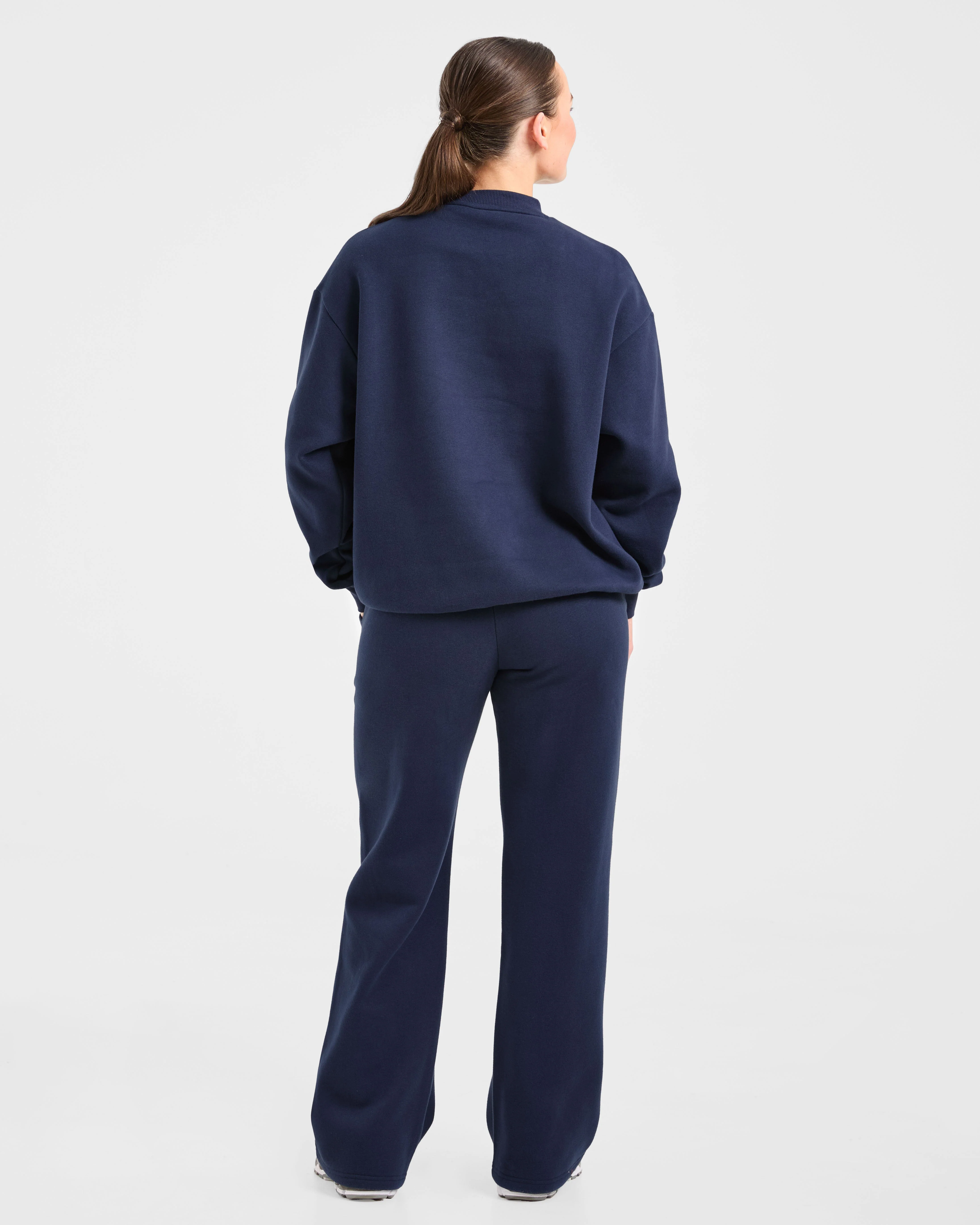 Varsity 2.0 Oversized Sweatshirt - Navy - Image 4