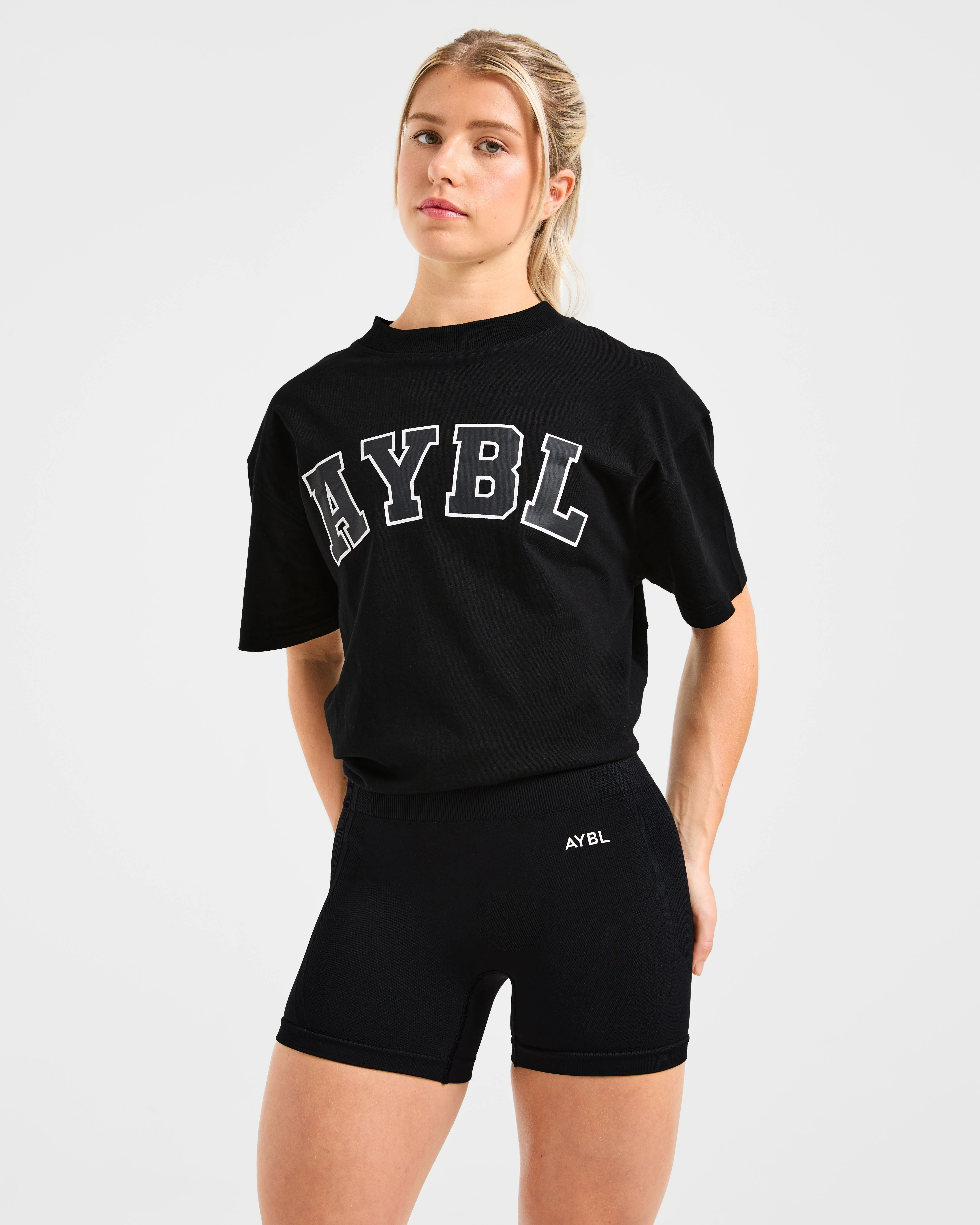 Varsity 2.0 Oversized T Shirt - Noir - Image 7