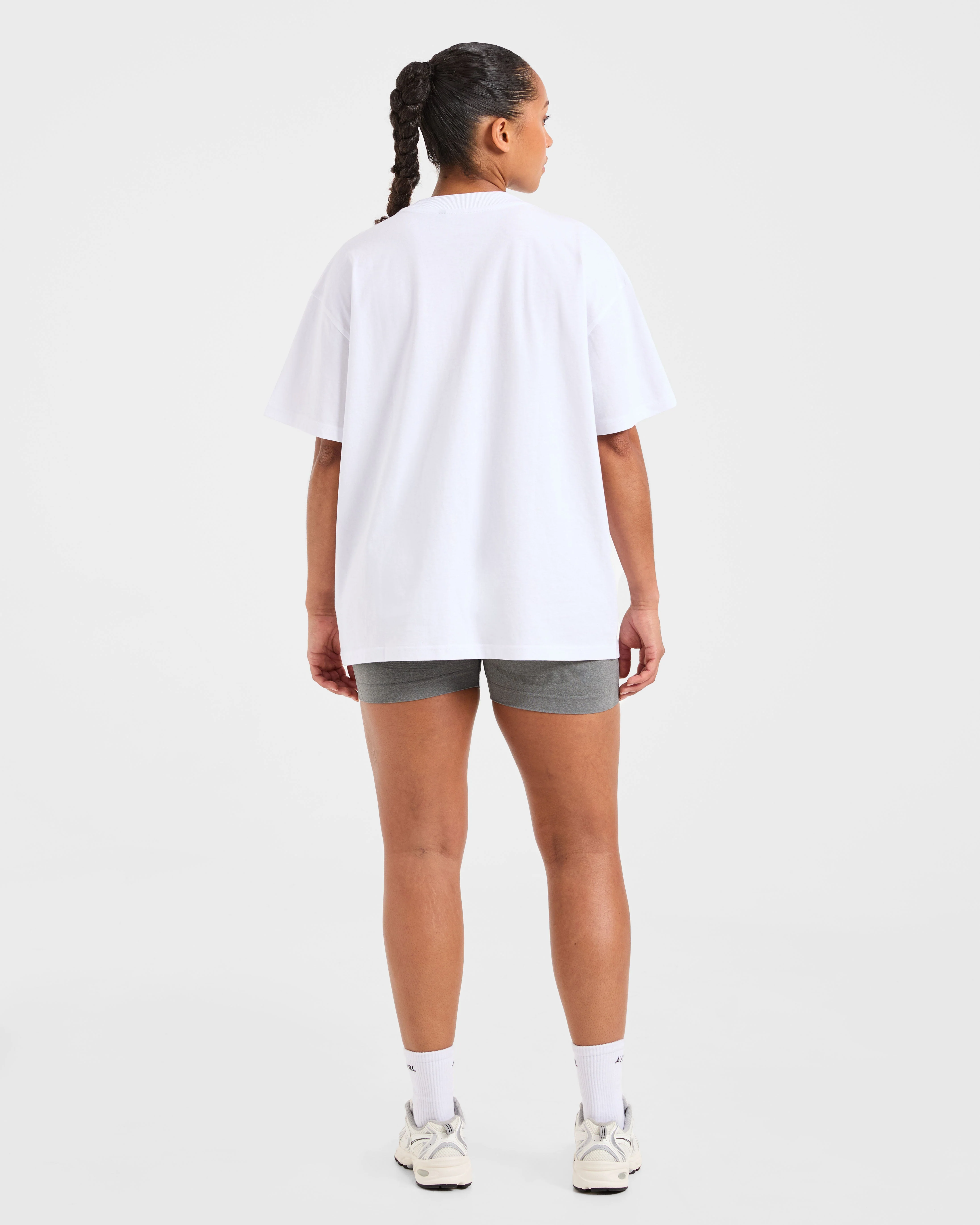 Varsity 2.0 Oversized T Shirt - Blanc - Image 4