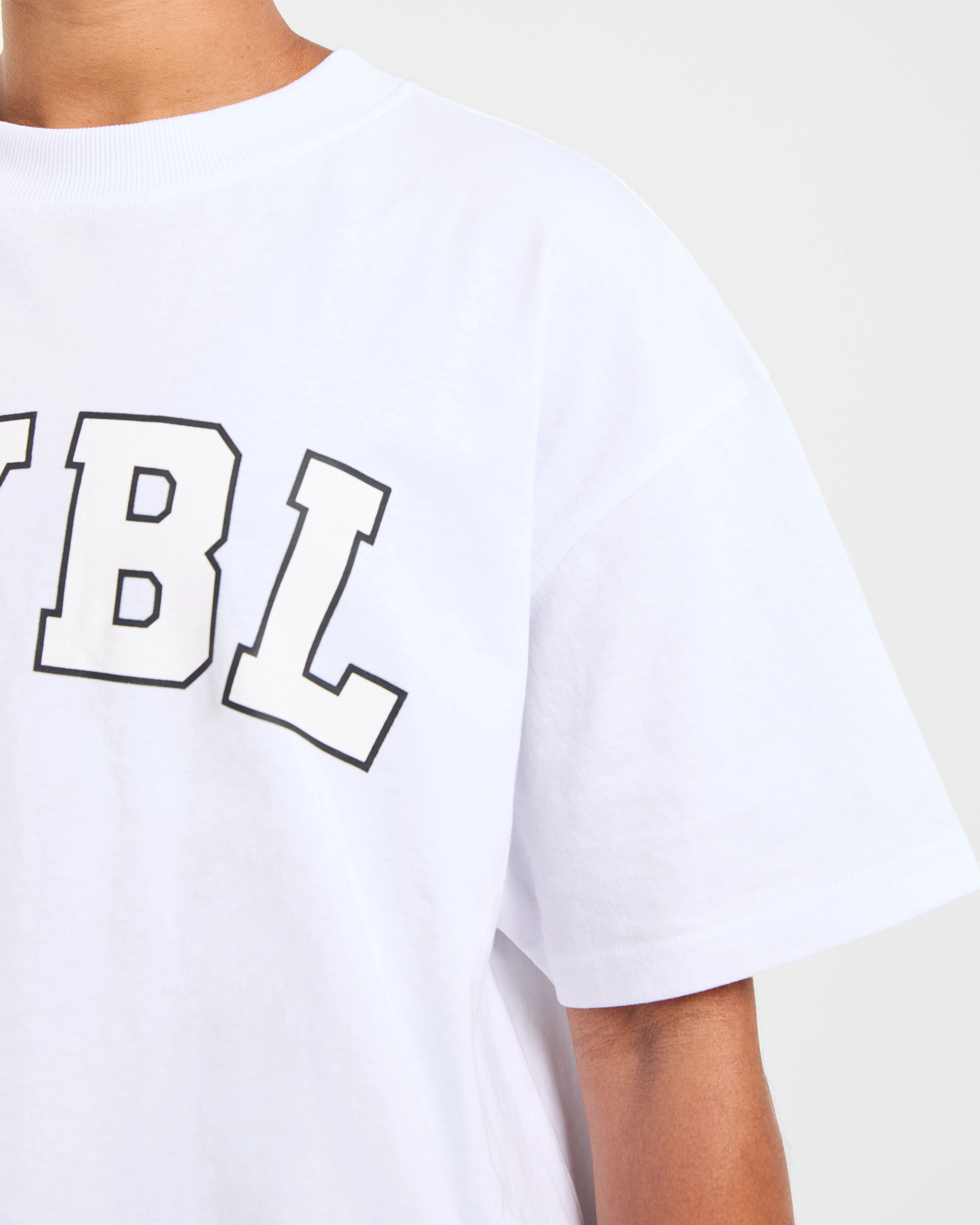 Varsity 2.0 Oversized T Shirt - Blanc - Image 6
