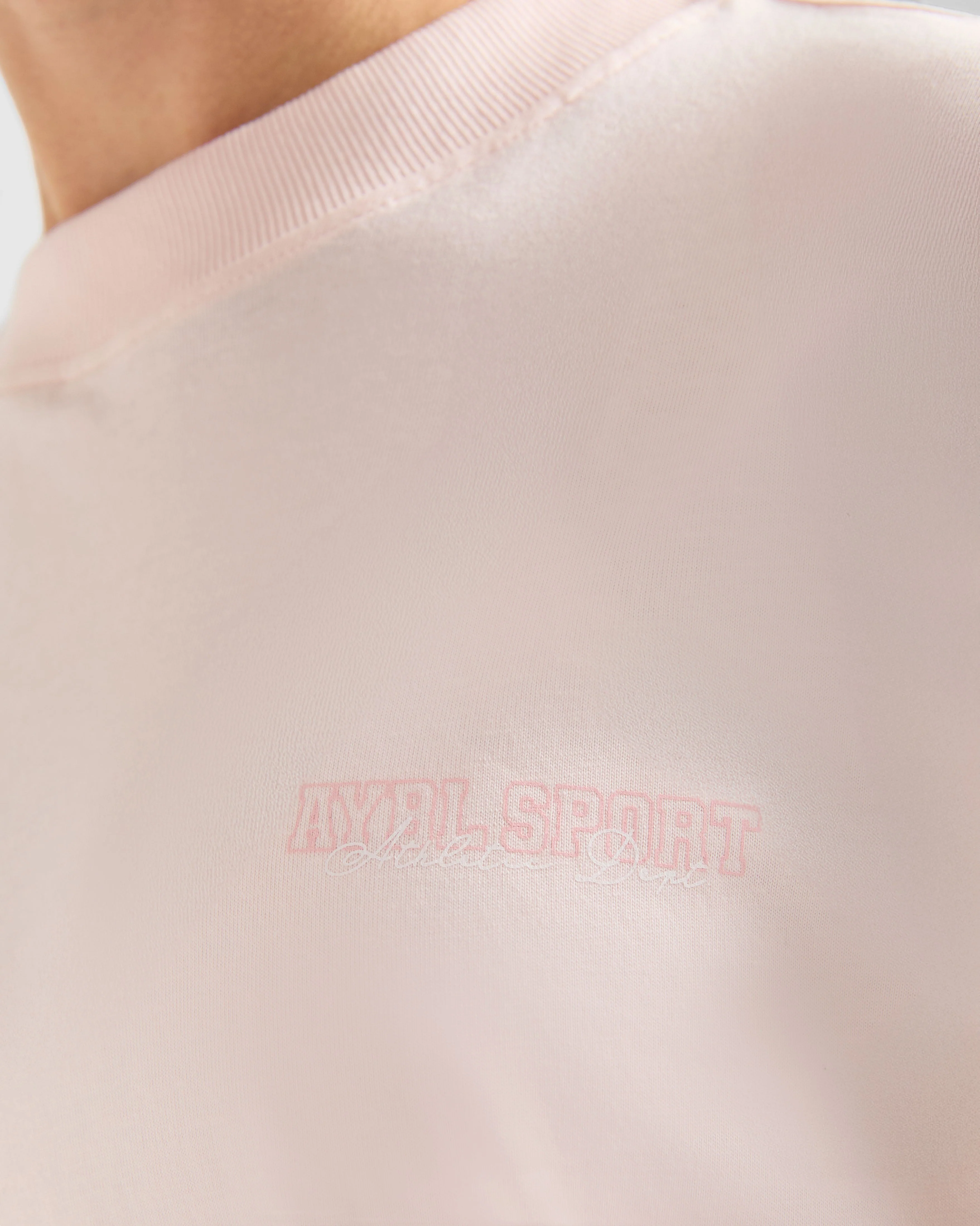 Varsity Dept. Oversized T Shirt - Rose - Image 5