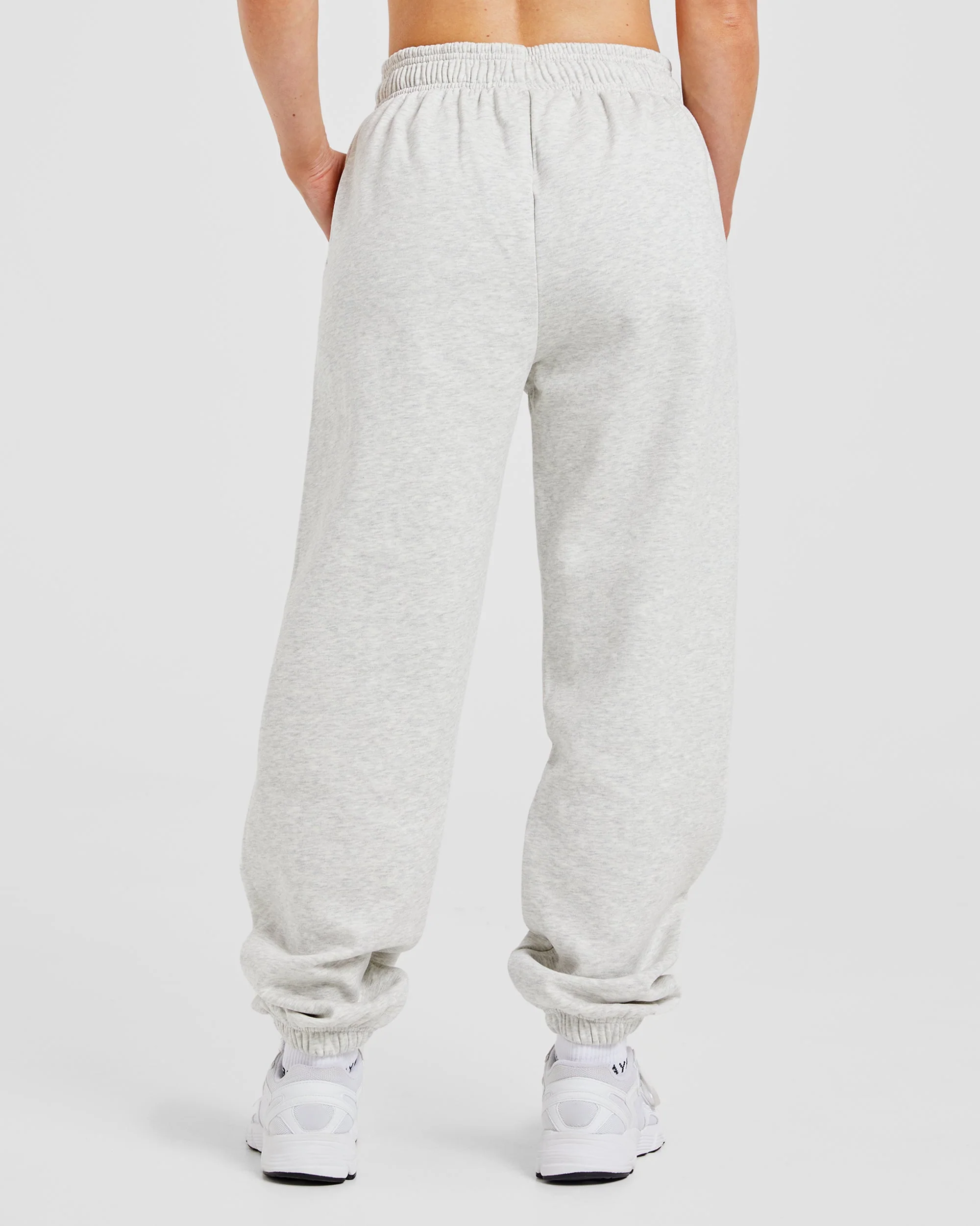Varsity Graphic Oversized Joggers - Gris Marl - Image 2