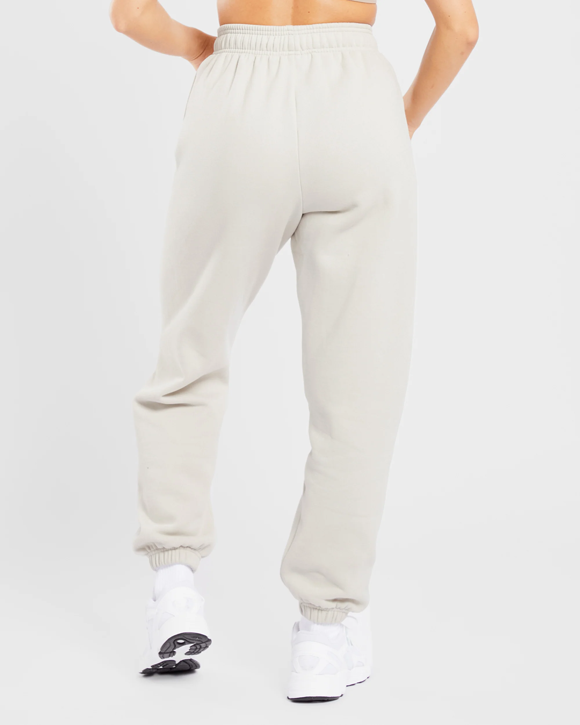 Varsity Oversized Joggers - Sand - Image 2