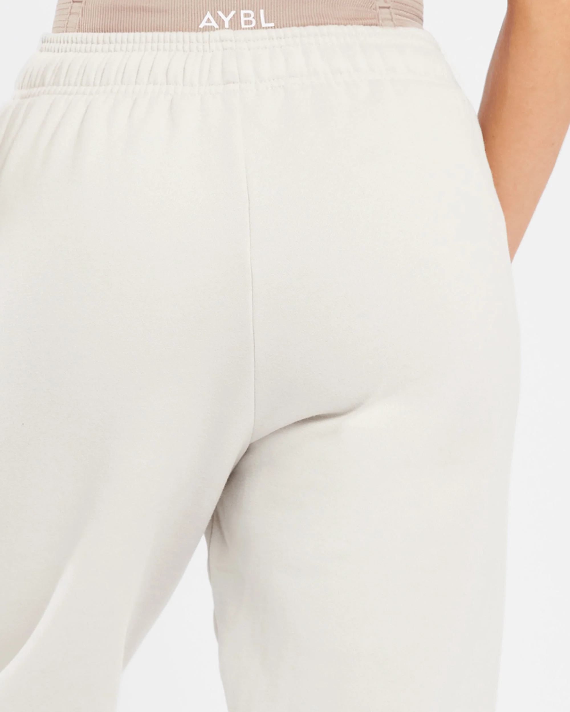 Varsity Oversized Joggers - Sand - Image 6