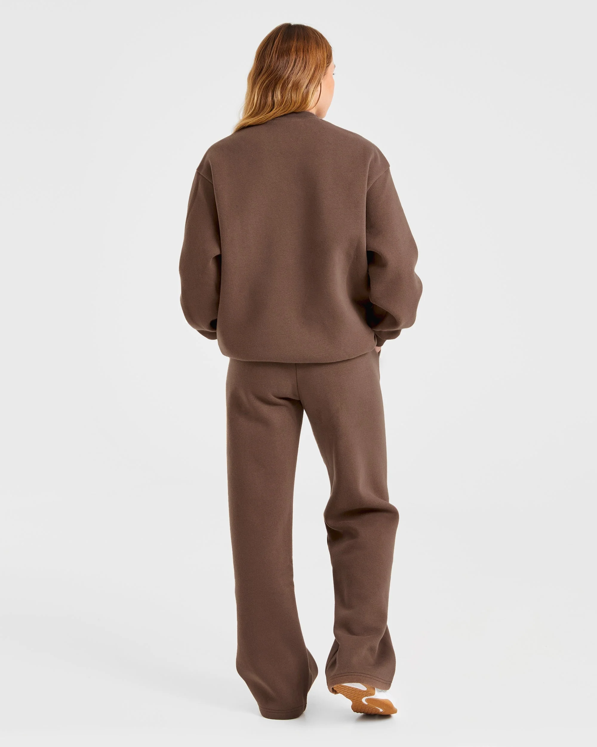 Varsity Oversized Sweatshirt - Brun - Image 4