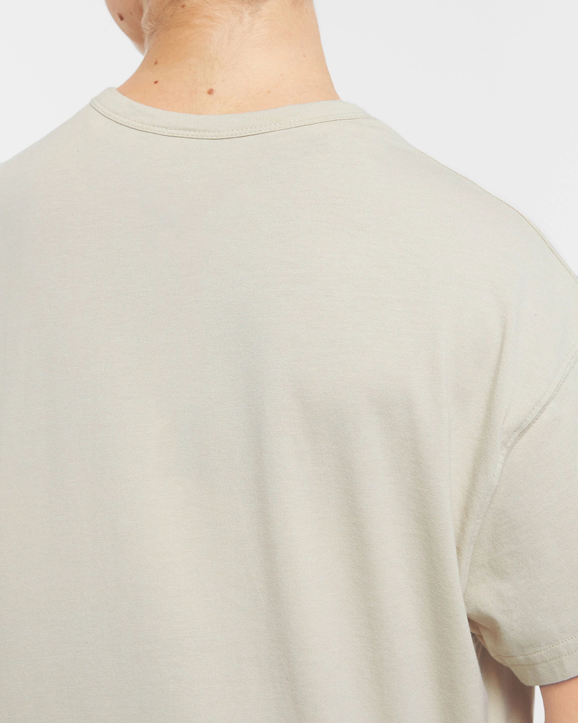 Varsity Oversized T Shirt - Beige - Image 6