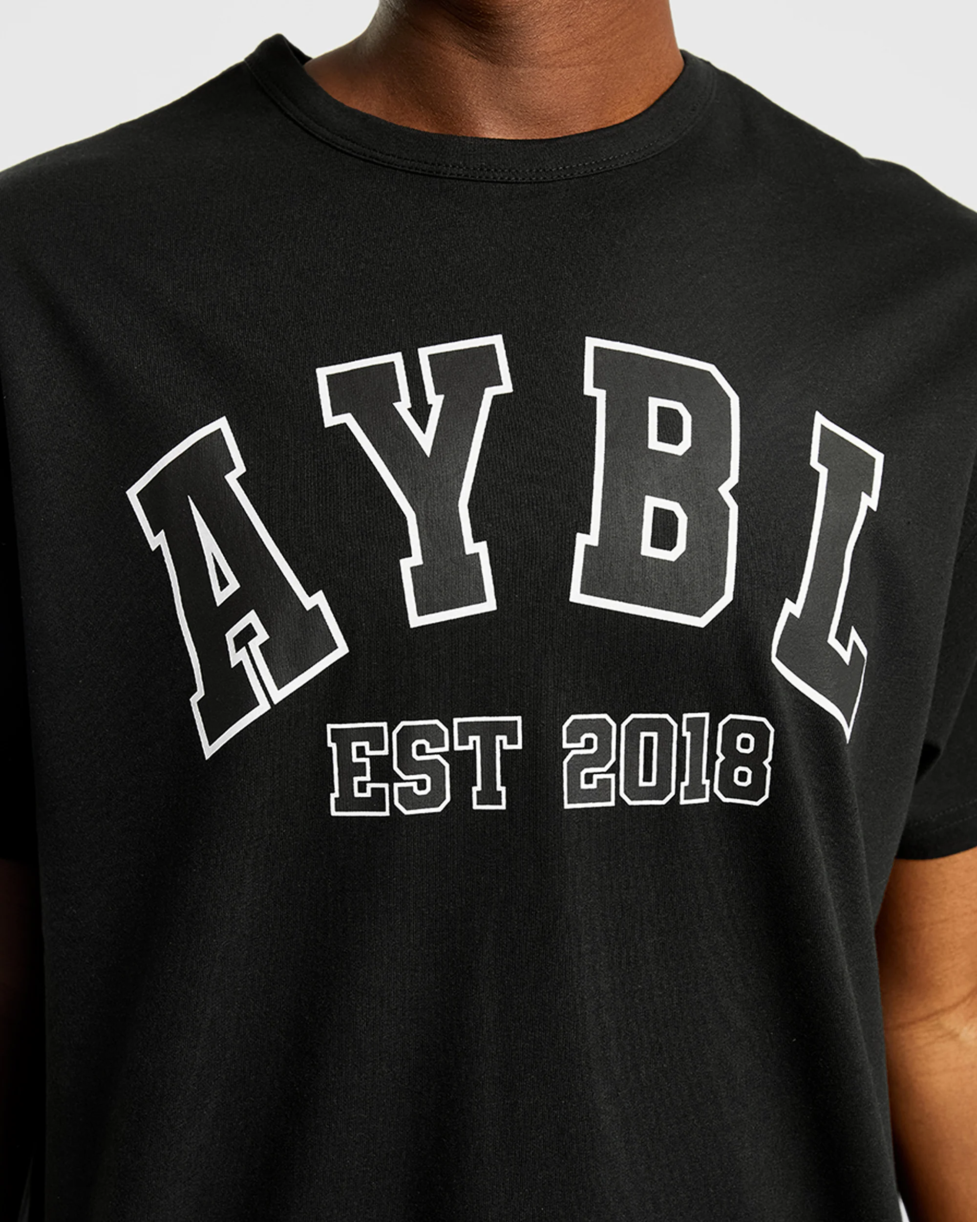 Varsity Oversized T Shirt - Noir - Image 13