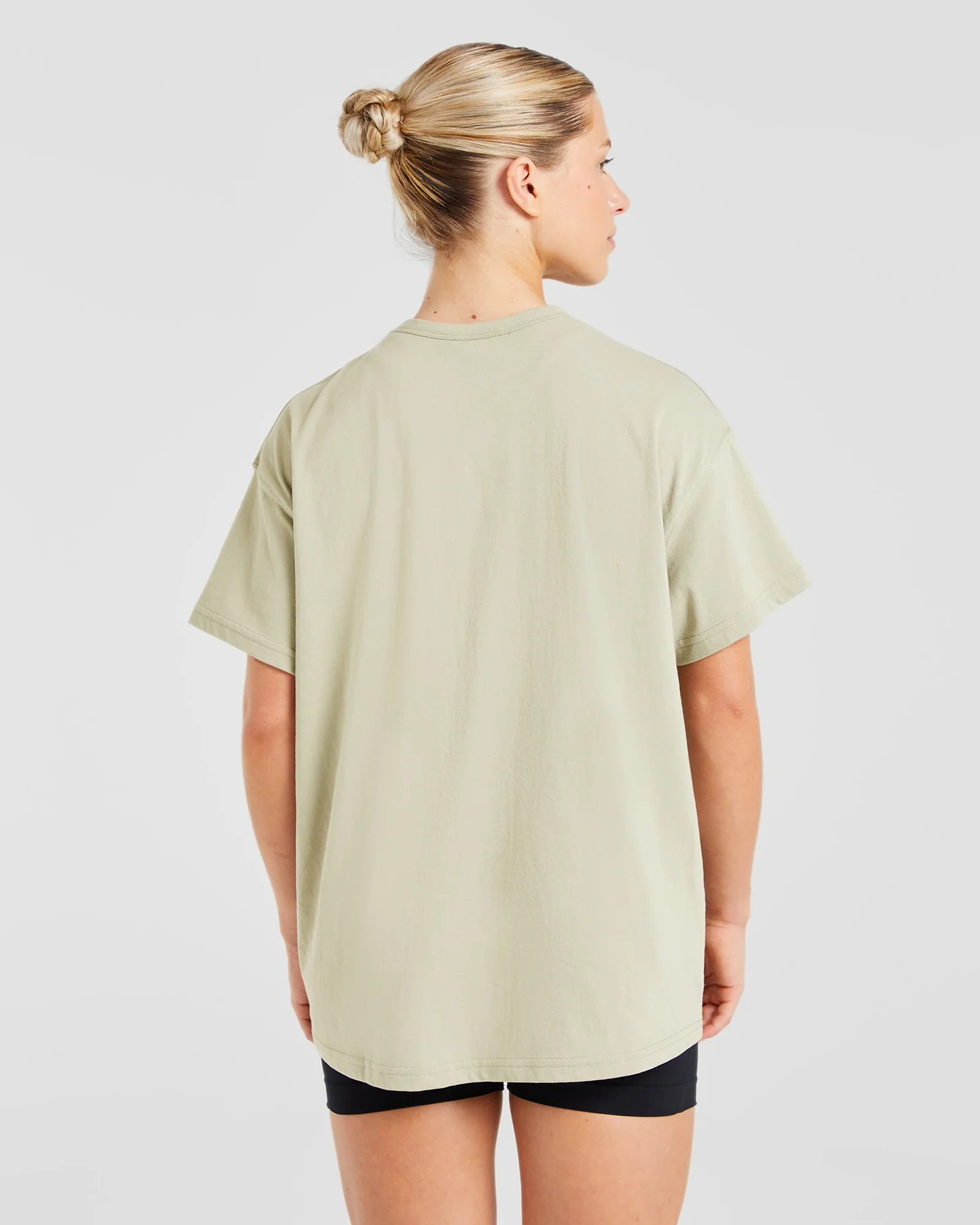 Varsity Oversized T Shirt - Olive Vert - Image 10