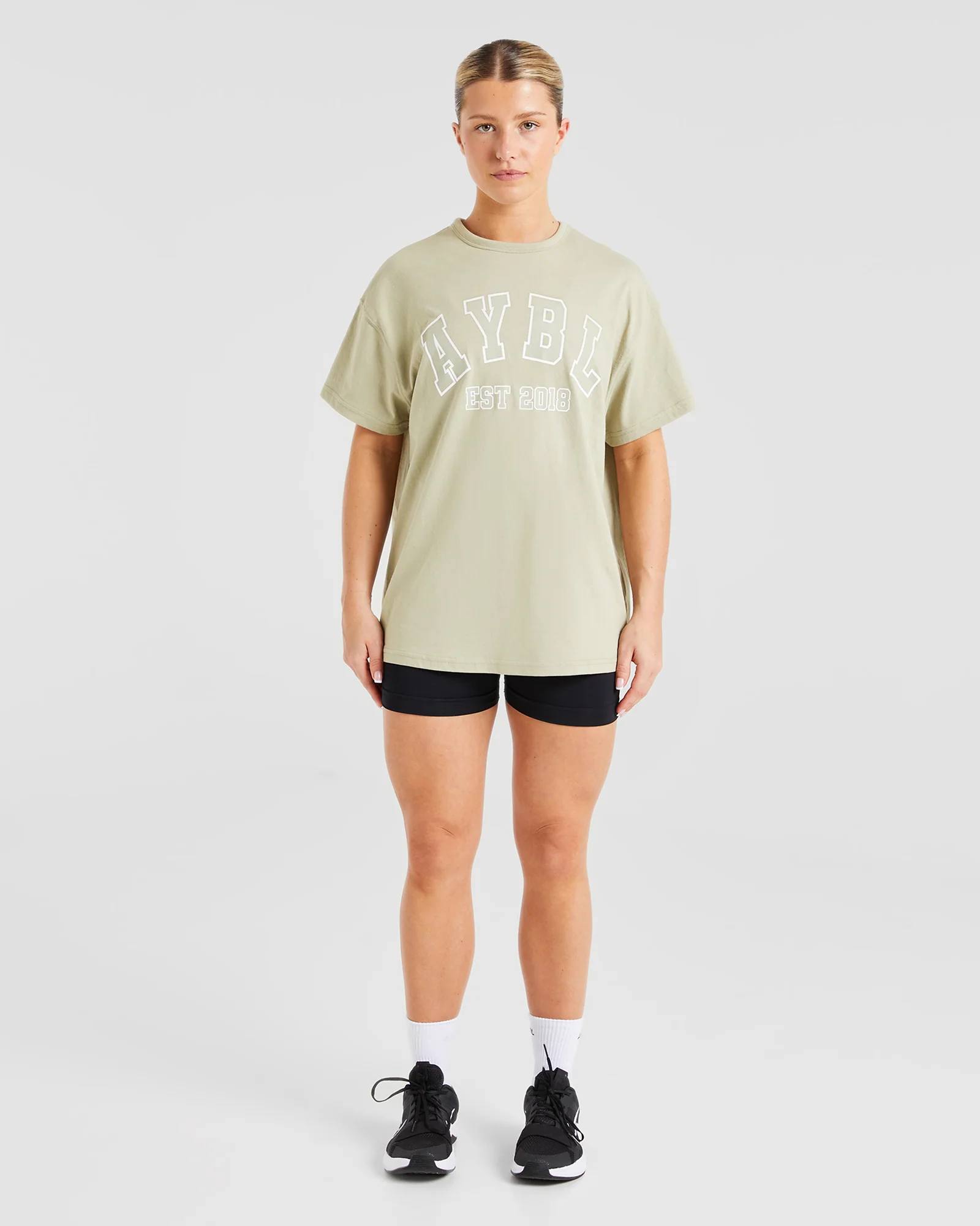 Varsity Oversized T Shirt - Olive Vert - Image 11