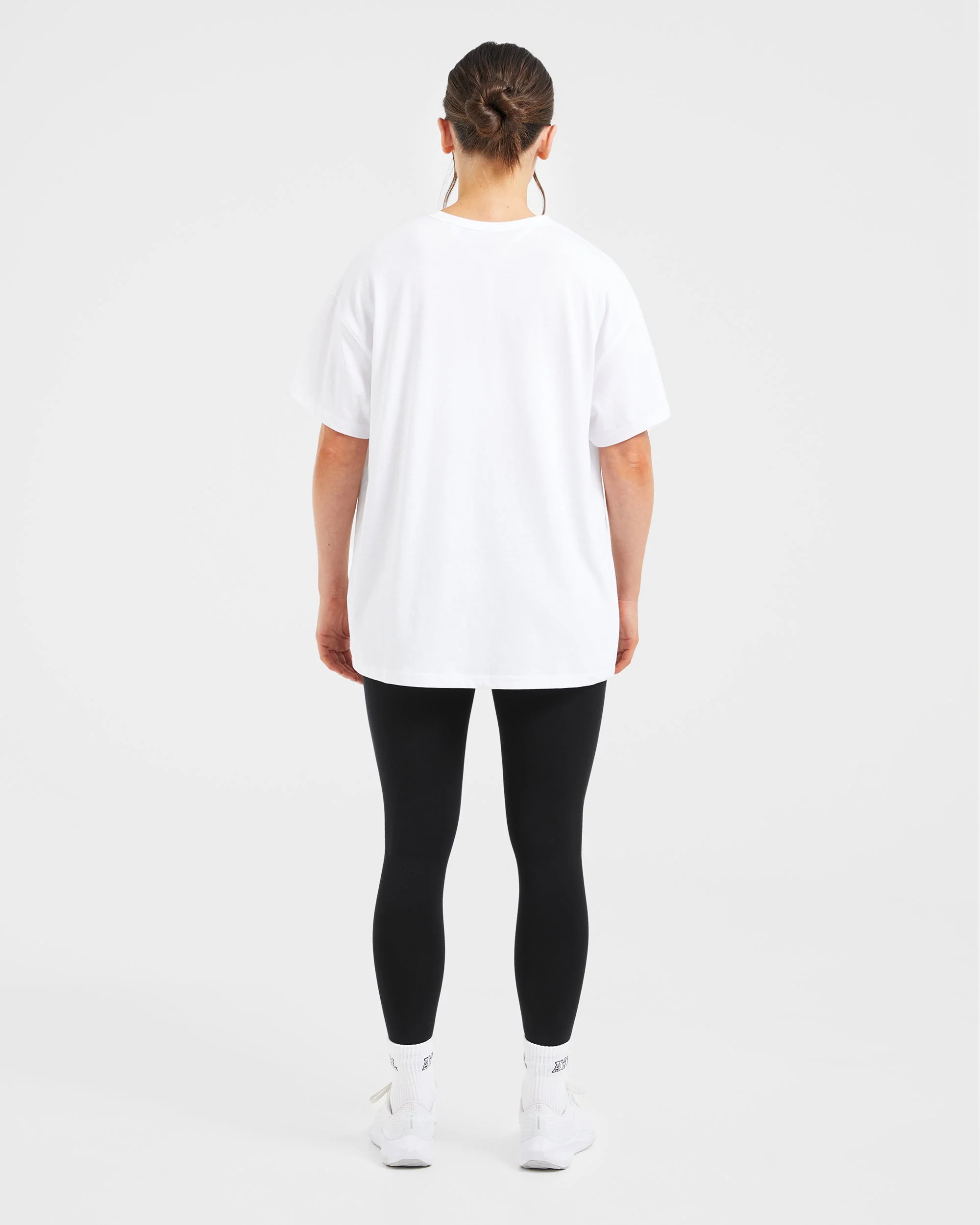 Varsity Oversized T Shirt - Blanc - Image 4