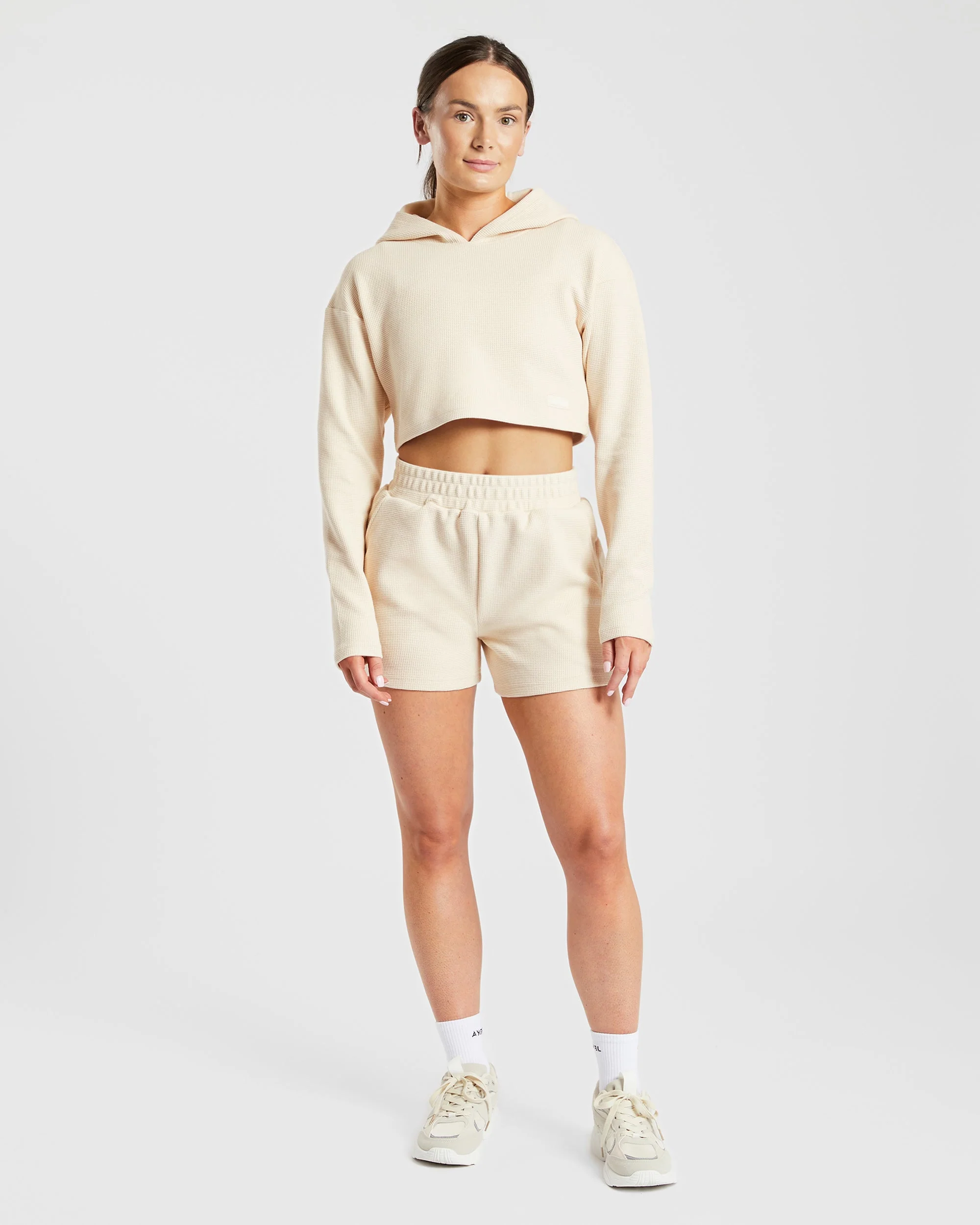 Waffle Shorts - Beige - Image 3