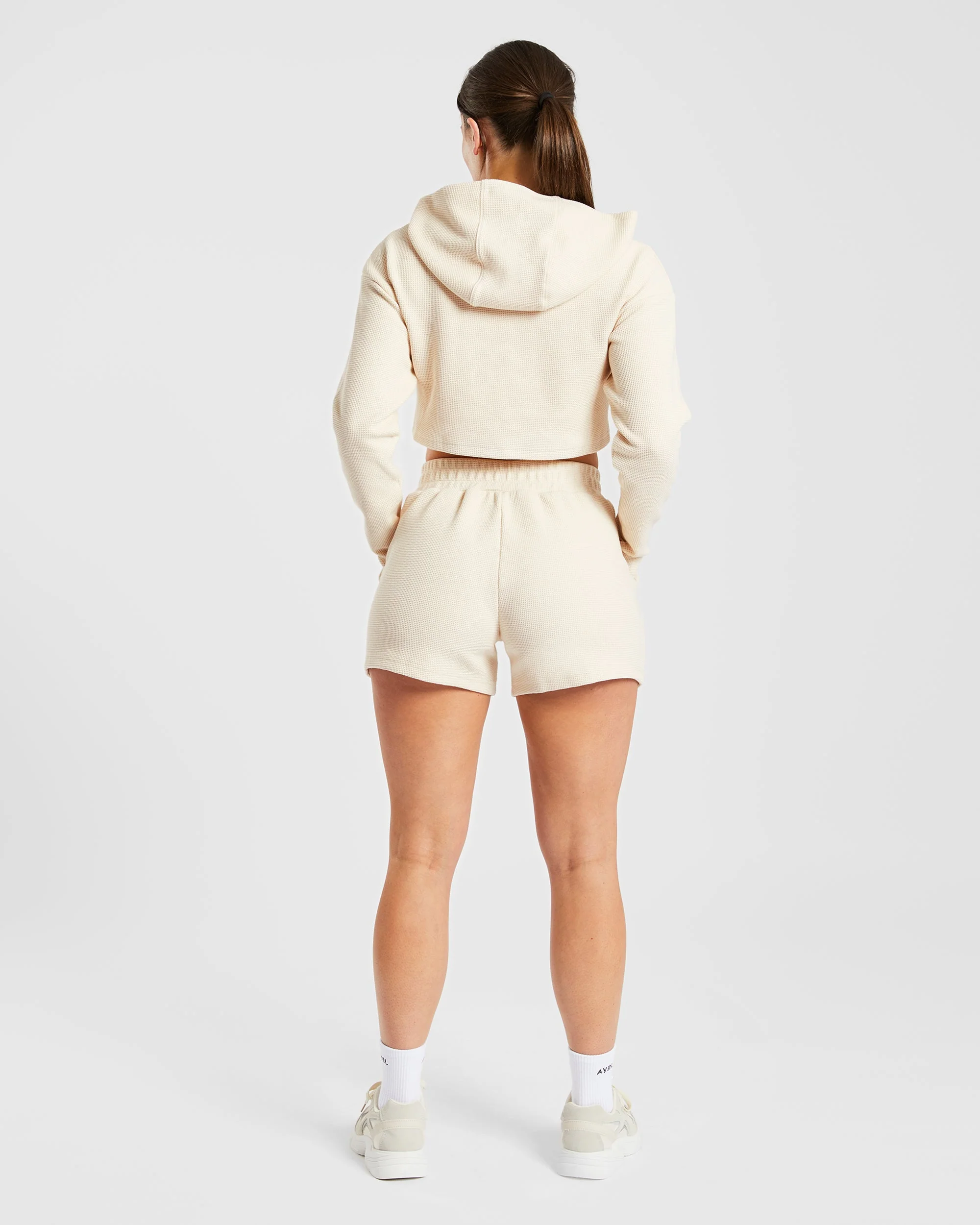 Waffle Shorts - Beige - Image 4