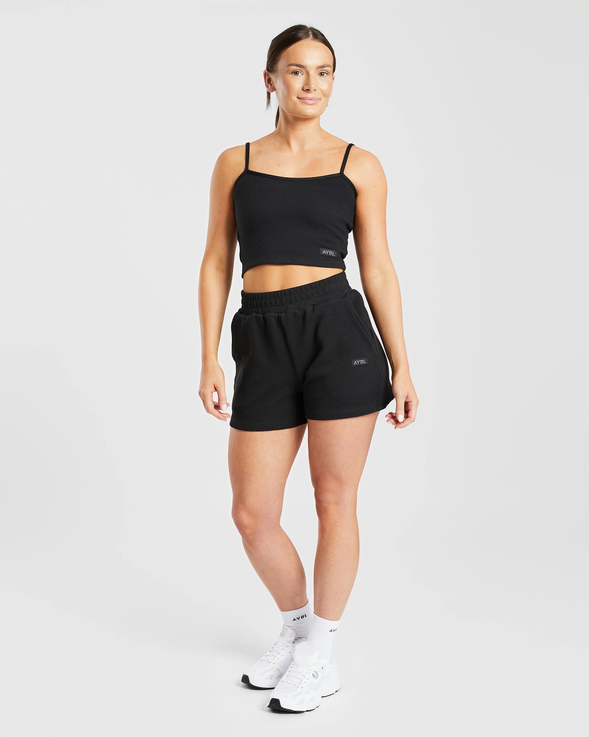 Waffle Shorts - Noir - Image 3
