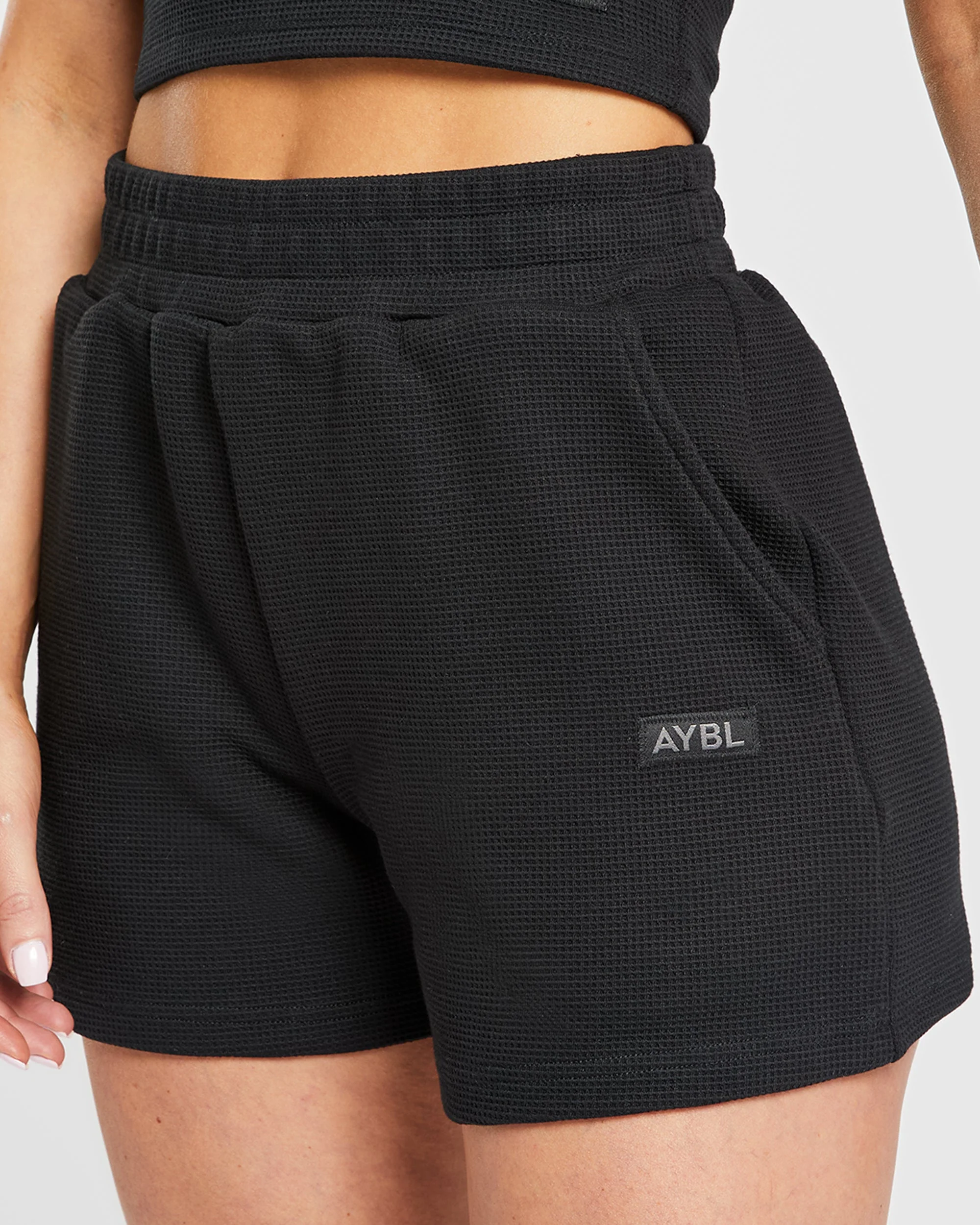 Waffle Shorts - Noir - Image 5