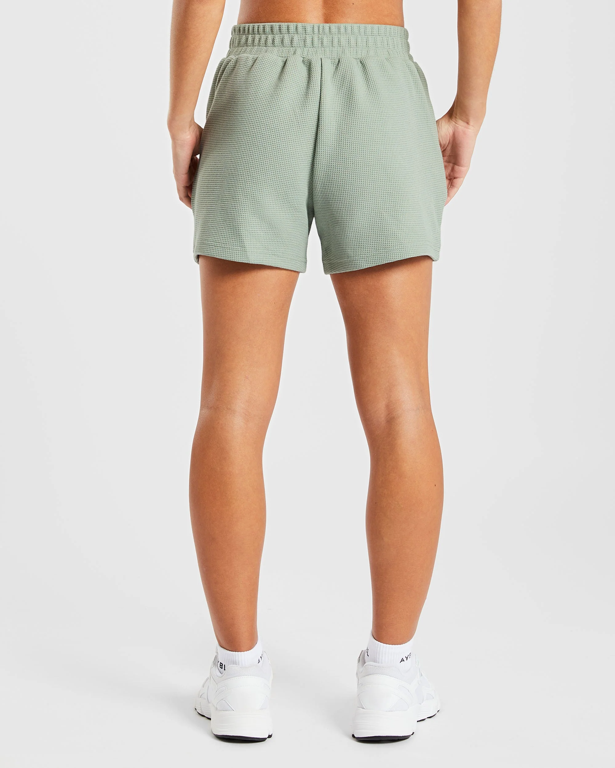 Waffle Shorts - Sage Vert - Image 2