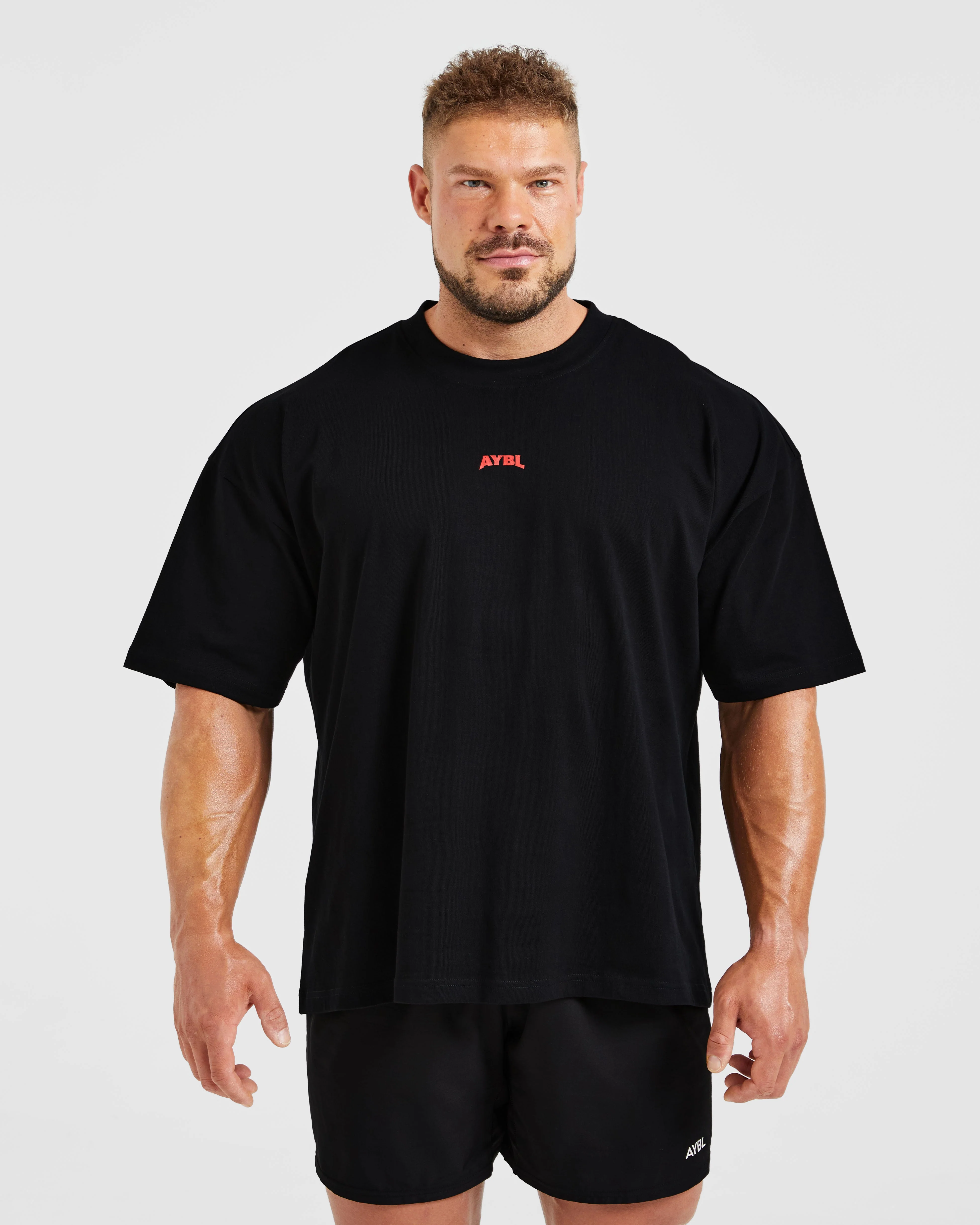 Wesley Vissers X Beyond Limits Oversized T Shirt - Noir/Charcoal - Image 2