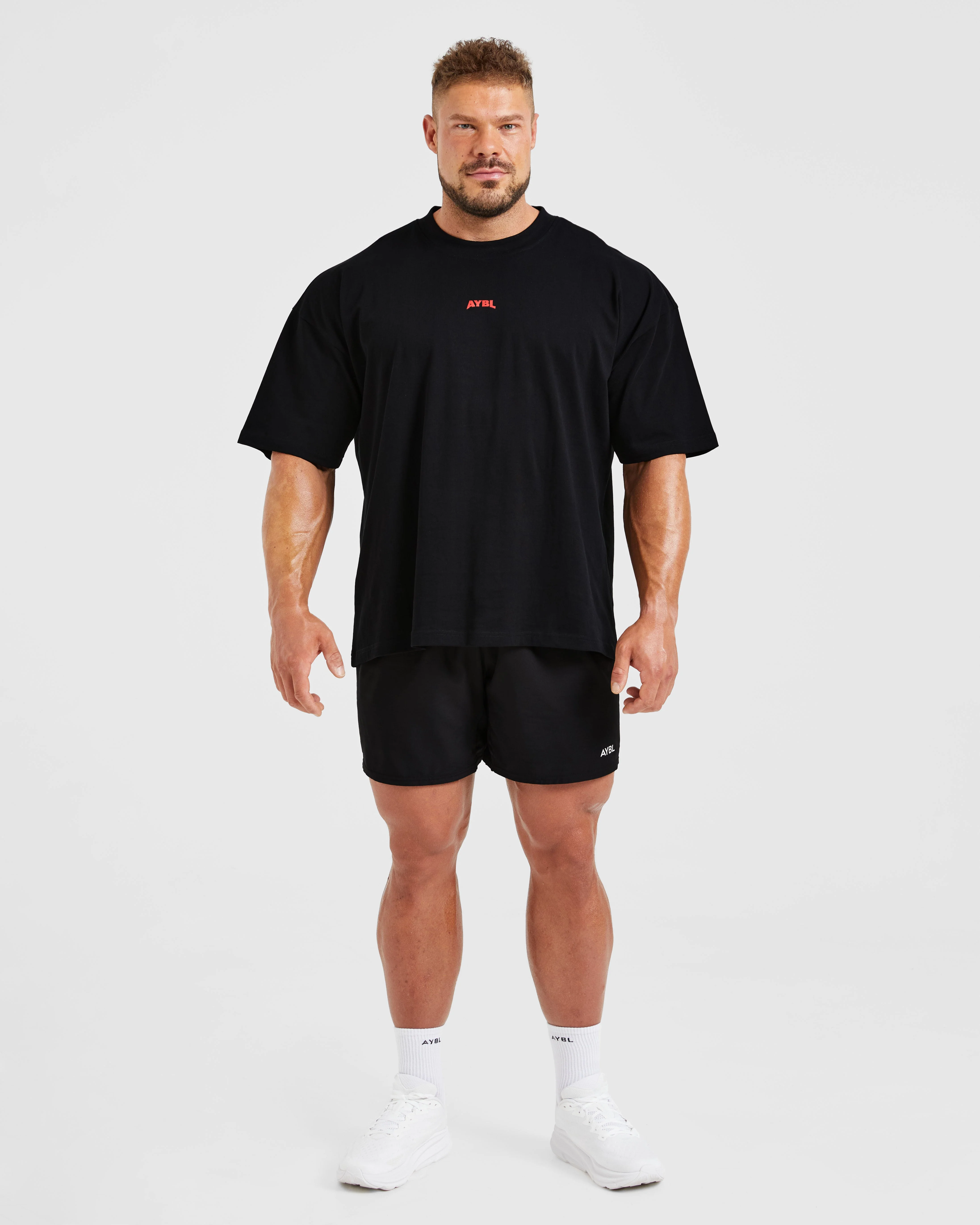 Wesley Vissers X Beyond Limits Oversized T Shirt - Noir/Charcoal - Image 3