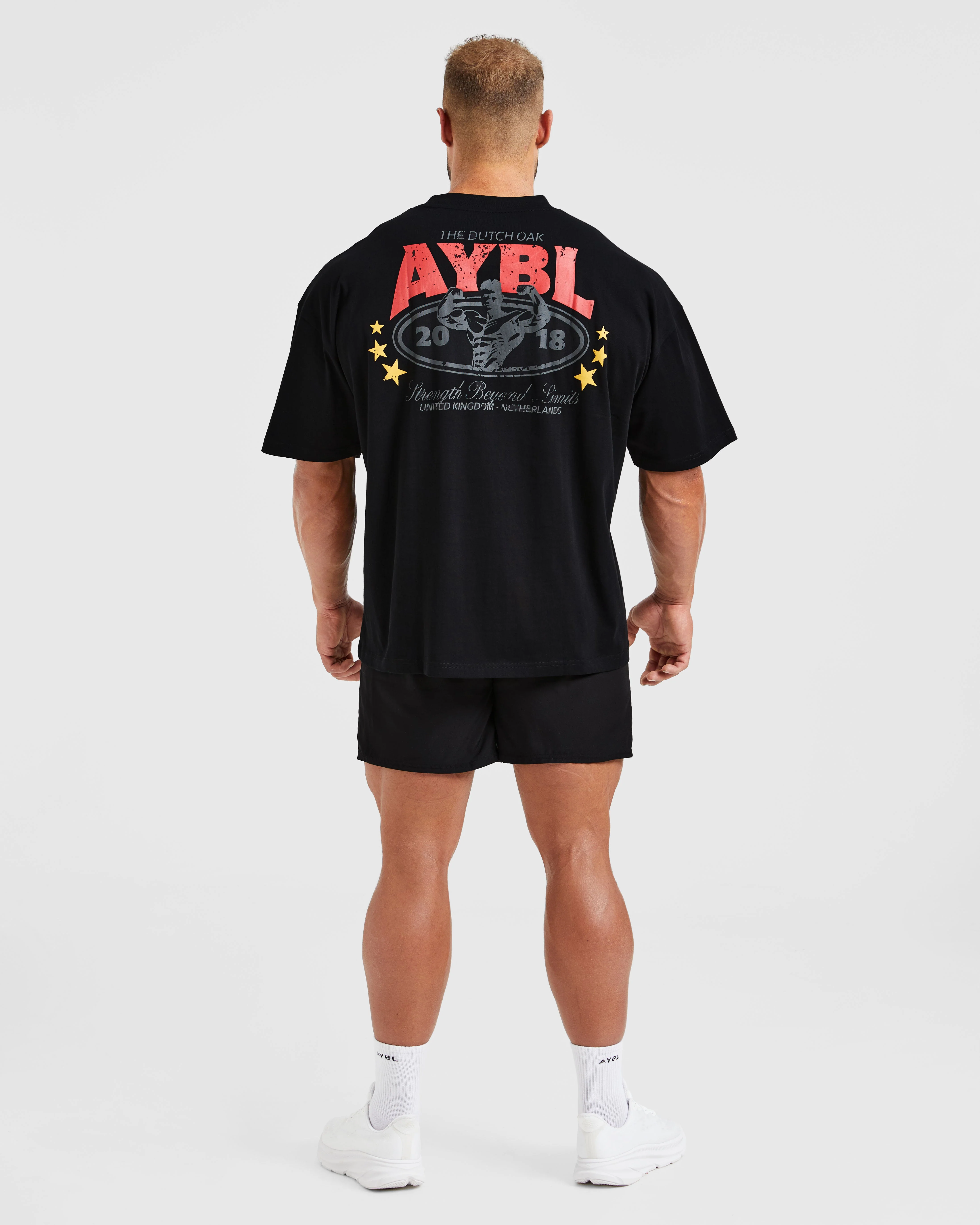 Wesley Vissers X Beyond Limits Oversized T Shirt - Noir/Charcoal - Image 4