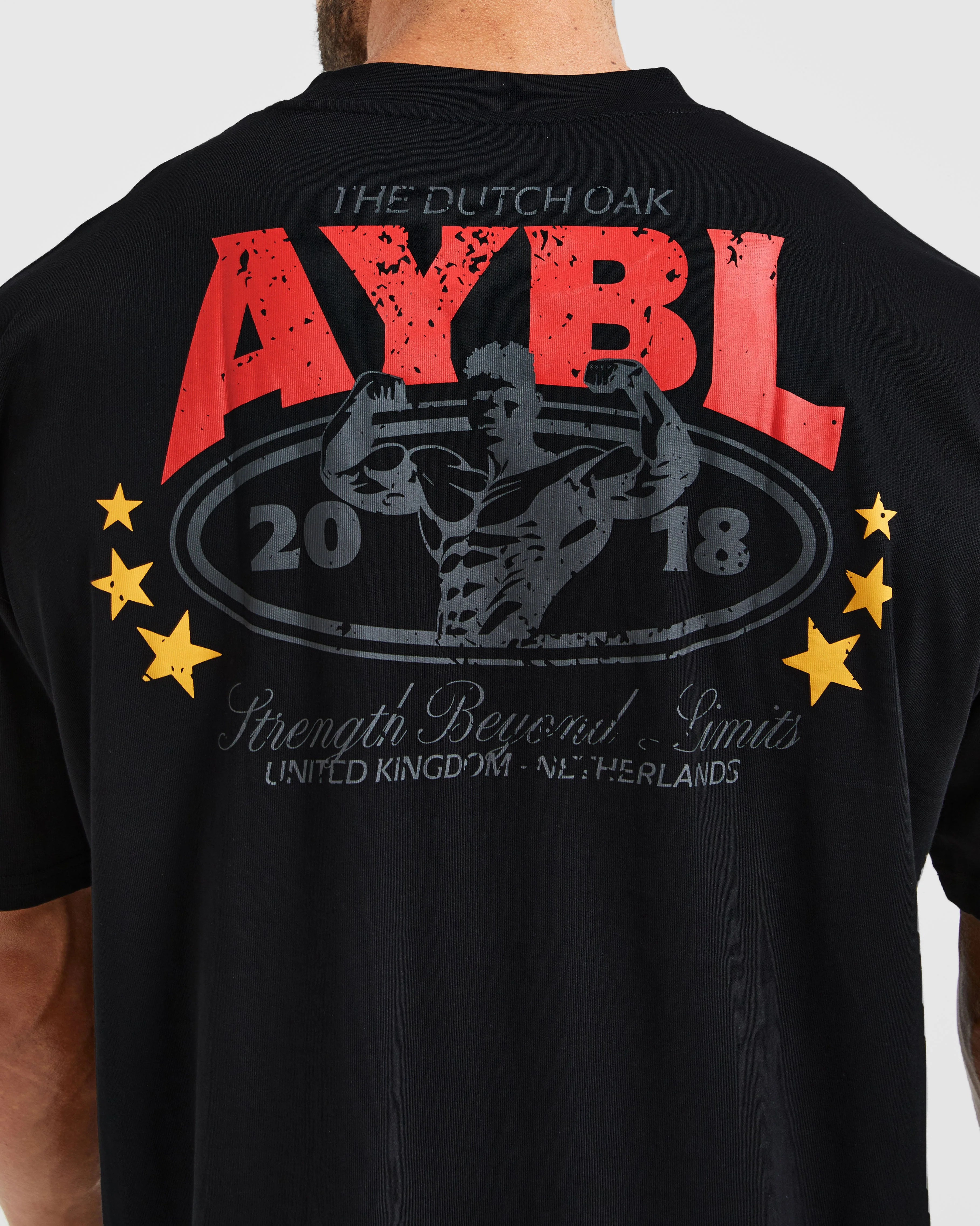 Wesley Vissers X Beyond Limits Oversized T Shirt - Noir/Charcoal - Image 5