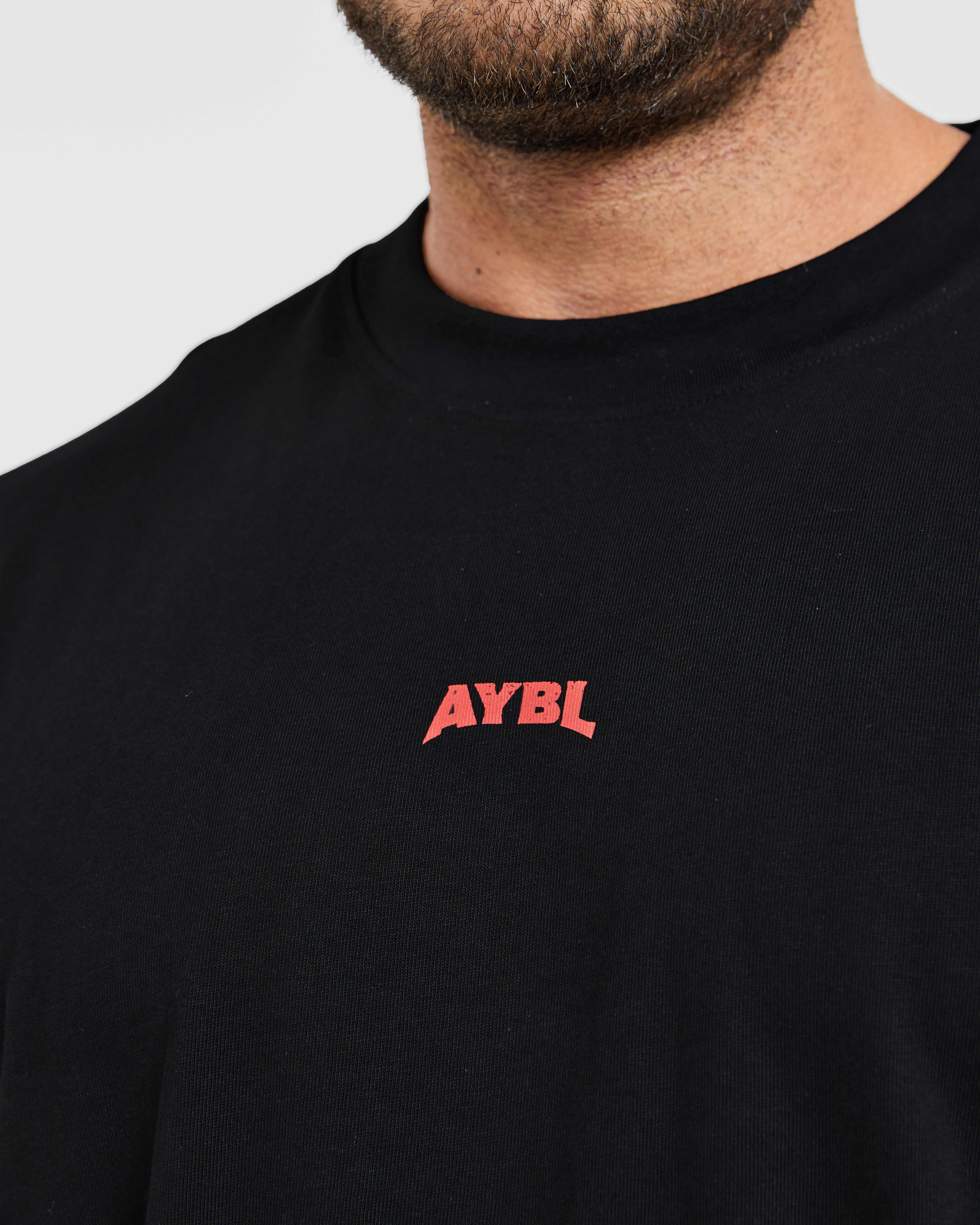 Wesley Vissers X Beyond Limits Oversized T Shirt - Noir/Charcoal - Image 6
