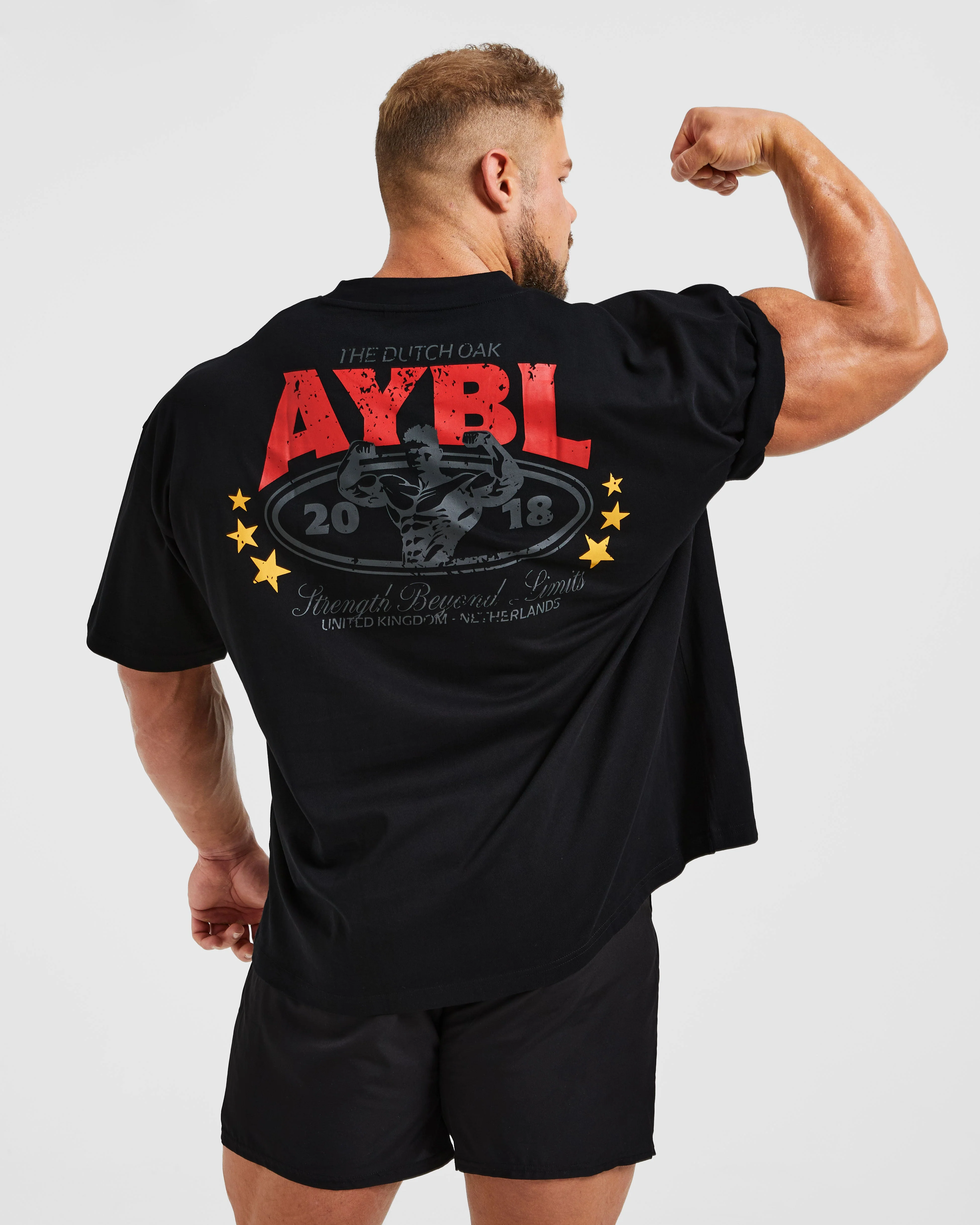 Wesley Vissers X Beyond Limits Oversized T Shirt - Noir/Charcoal - Image 8