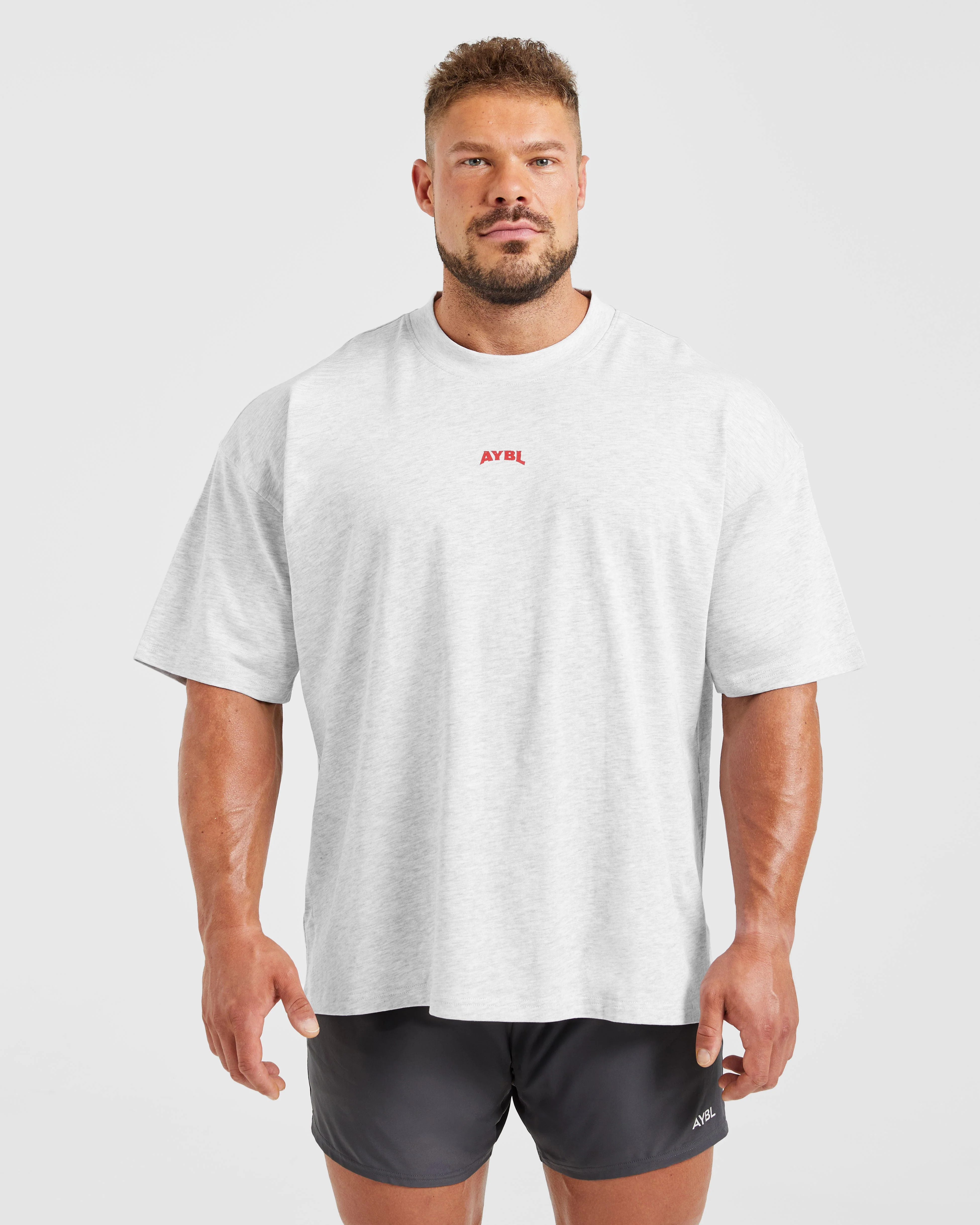 Wesley Vissers X Beyond Limits Oversized T Shirt - Gris Marl - Image 2
