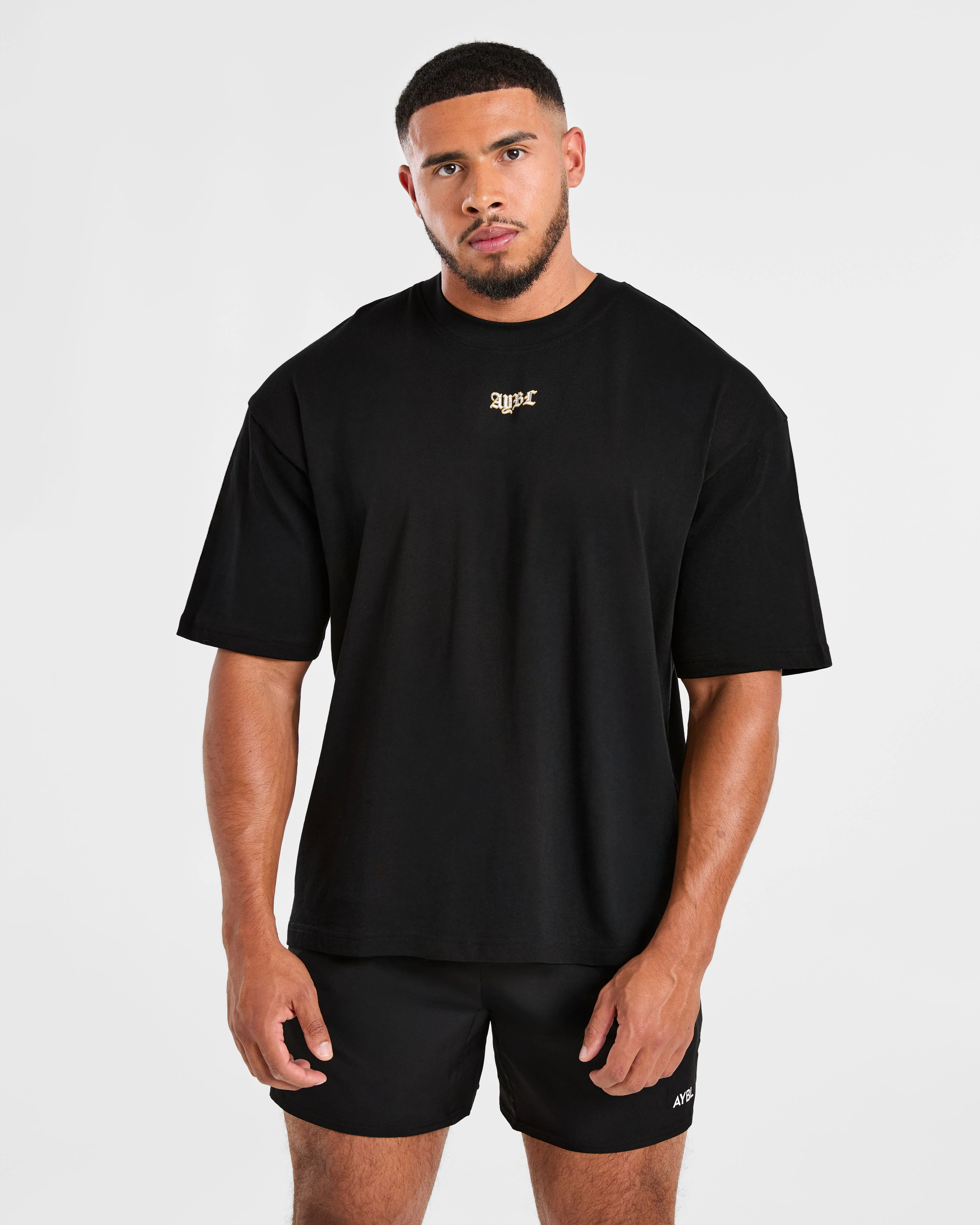Wesley Vissers x Golden Mentality Oversized T Shirt - Noir - Image 2