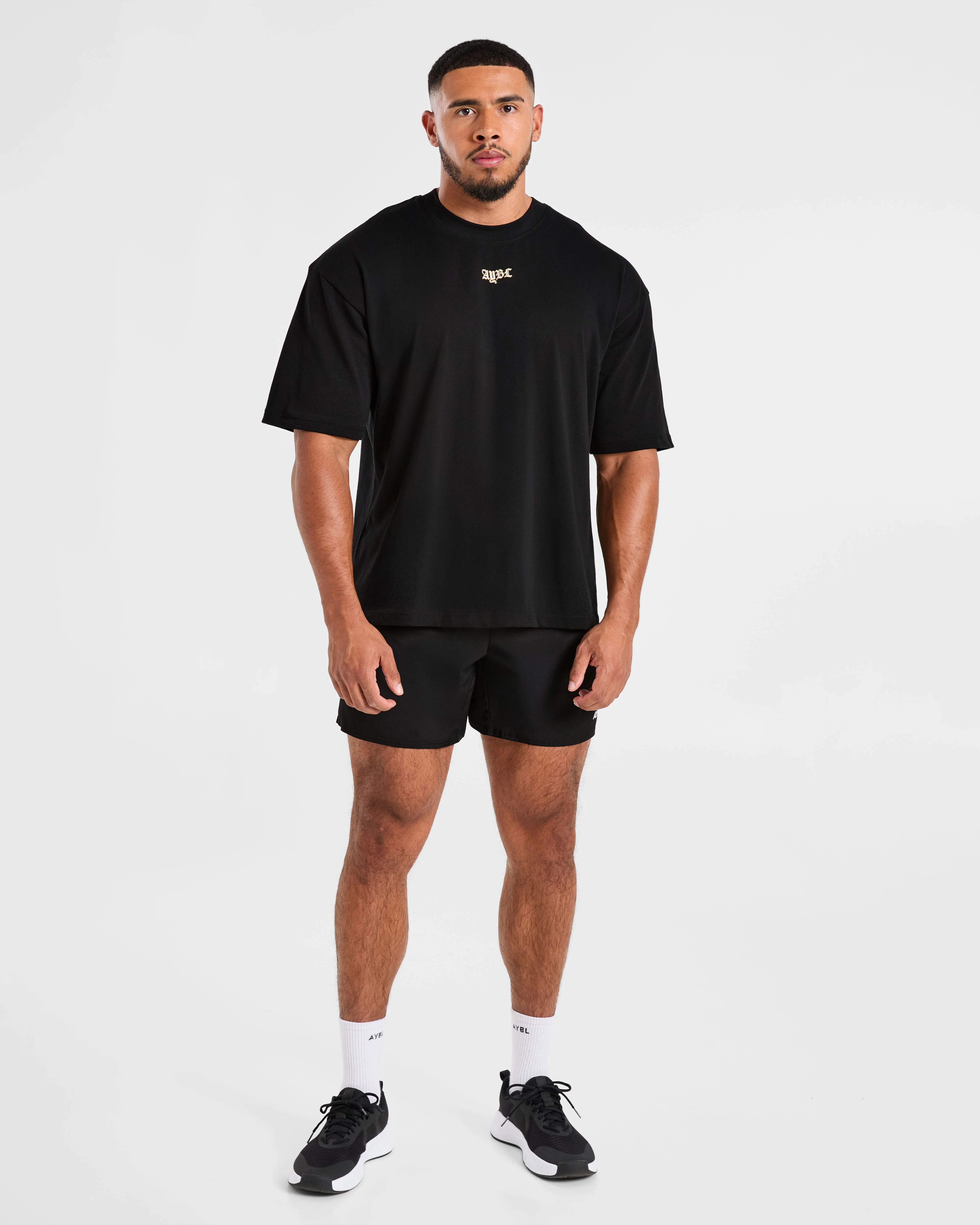 Wesley Vissers x Golden Mentality Oversized T Shirt - Noir - Image 3