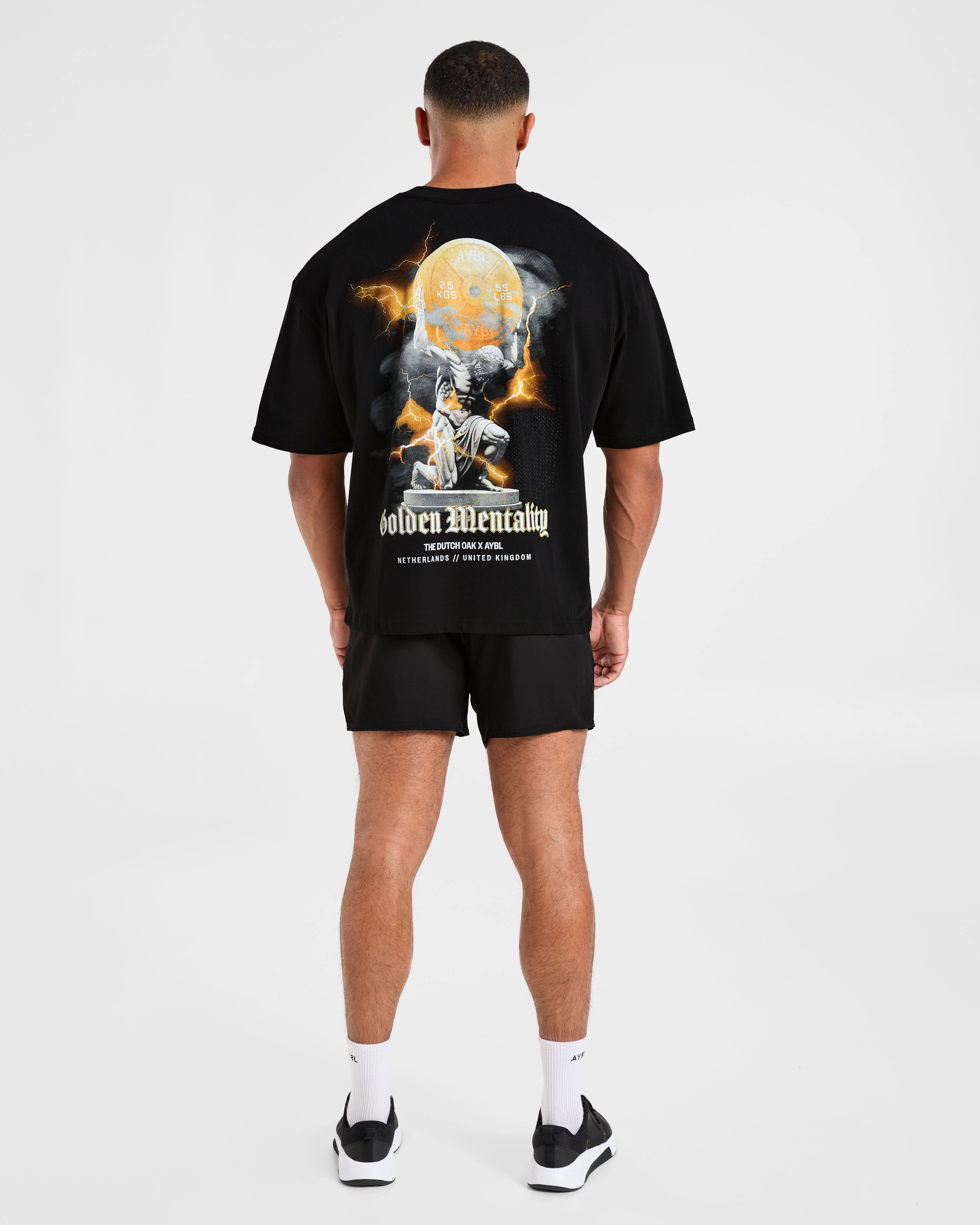 Wesley Vissers x Golden Mentality Oversized T Shirt - Noir - Image 4