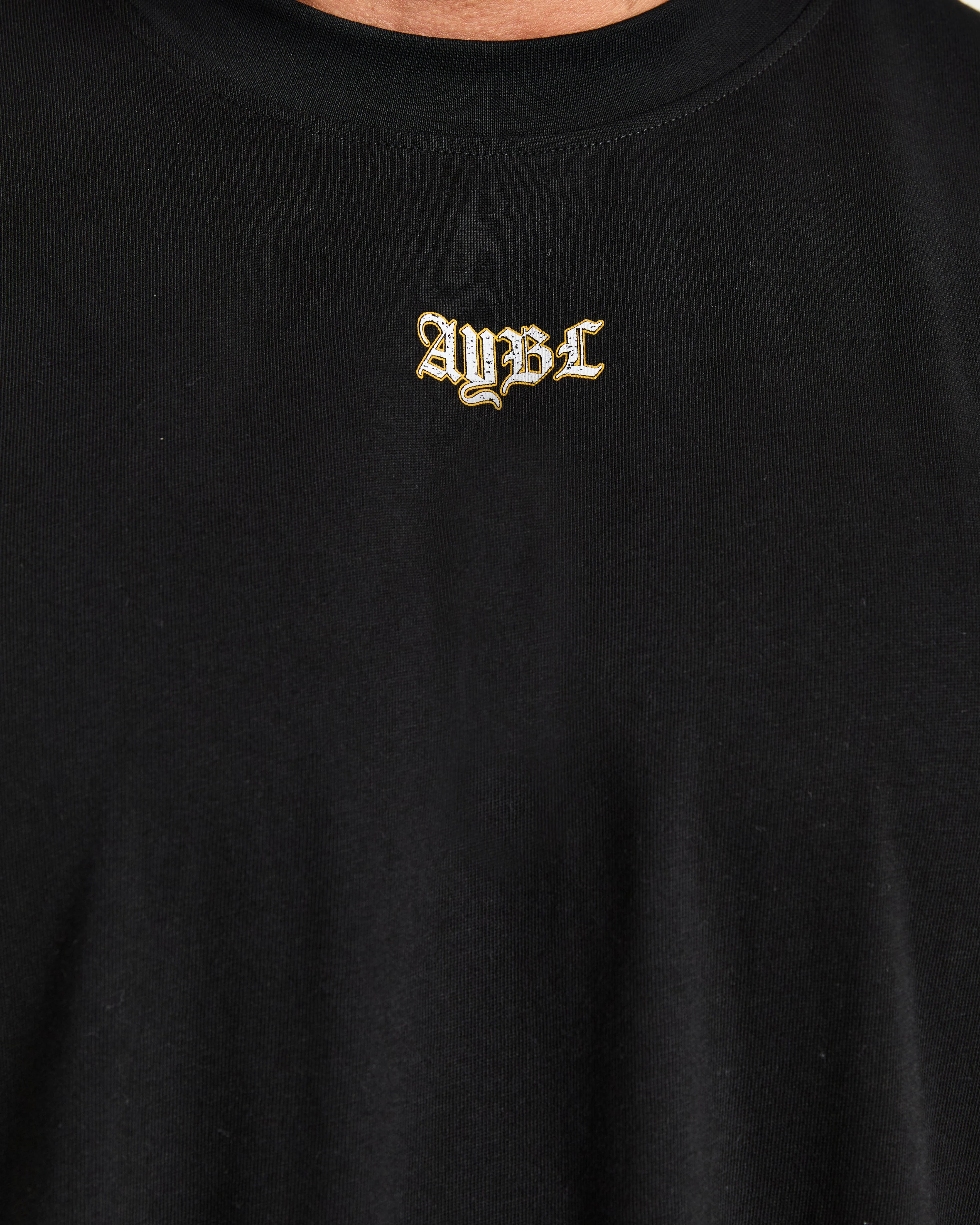 Wesley Vissers x Golden Mentality Oversized T Shirt - Noir - Image 6