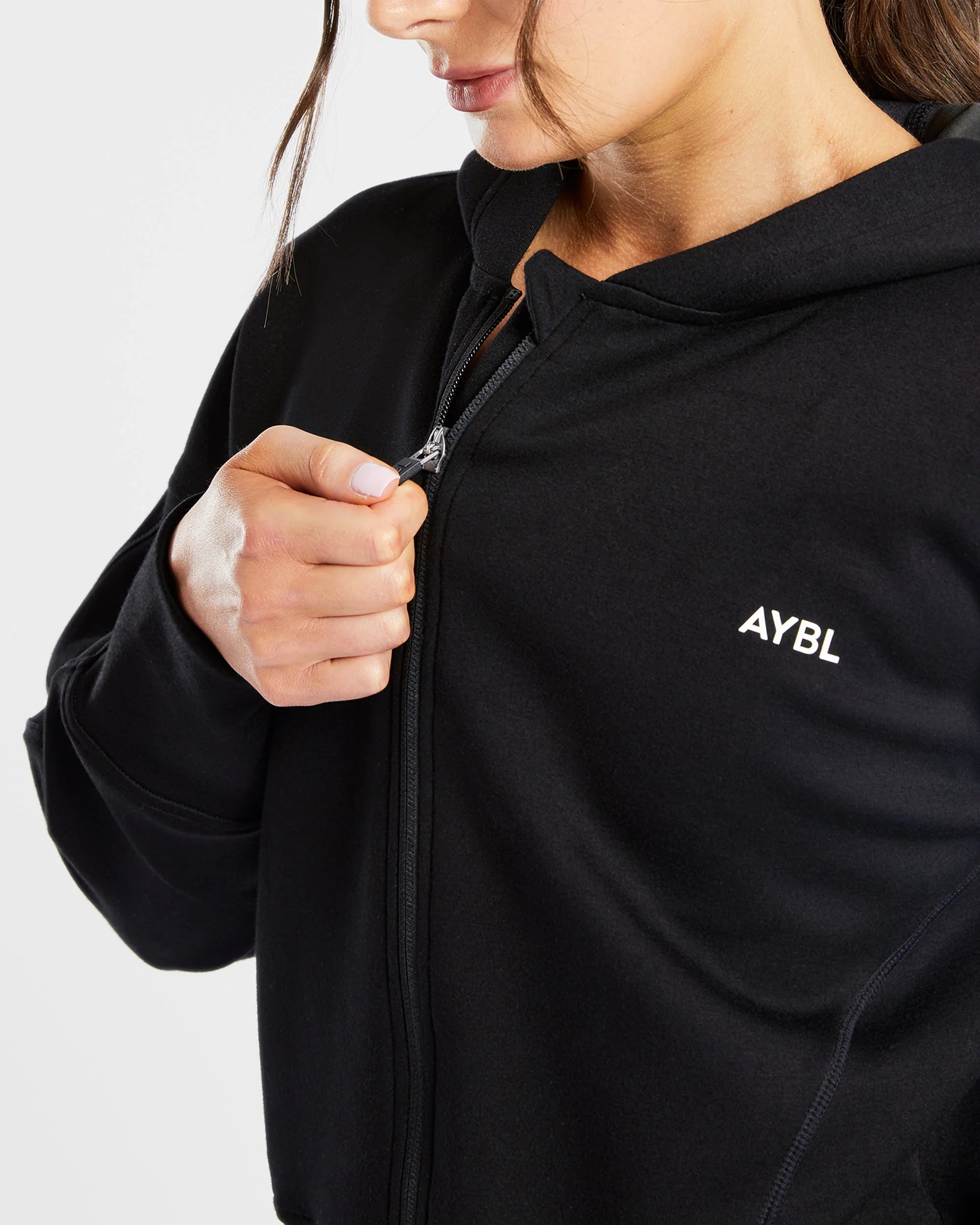 Zip Up Jacket - Noir - Image 5